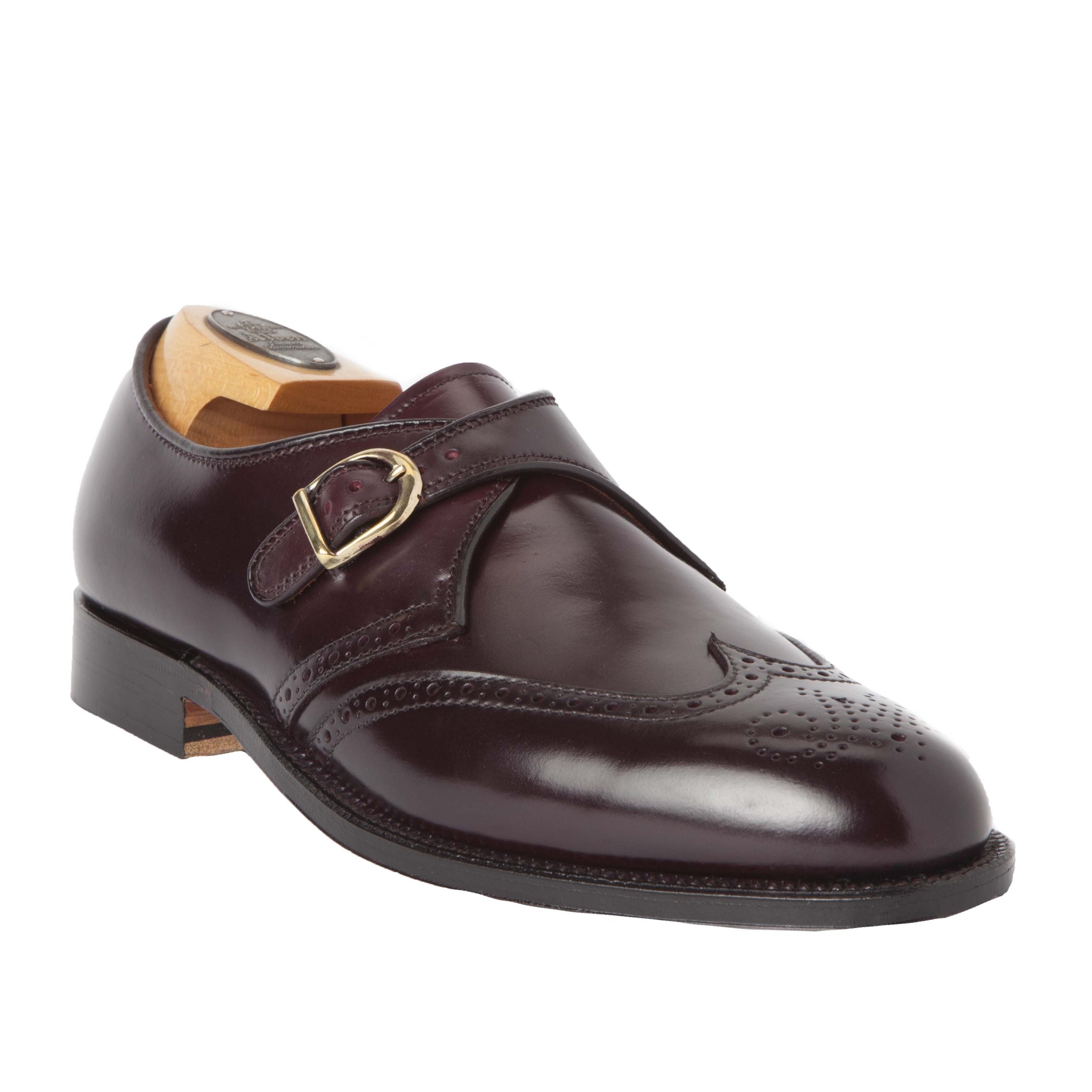  1671 - Wing Tip Monk Strap in Color 8 Shell Cordovan、mySite、preschool7hills