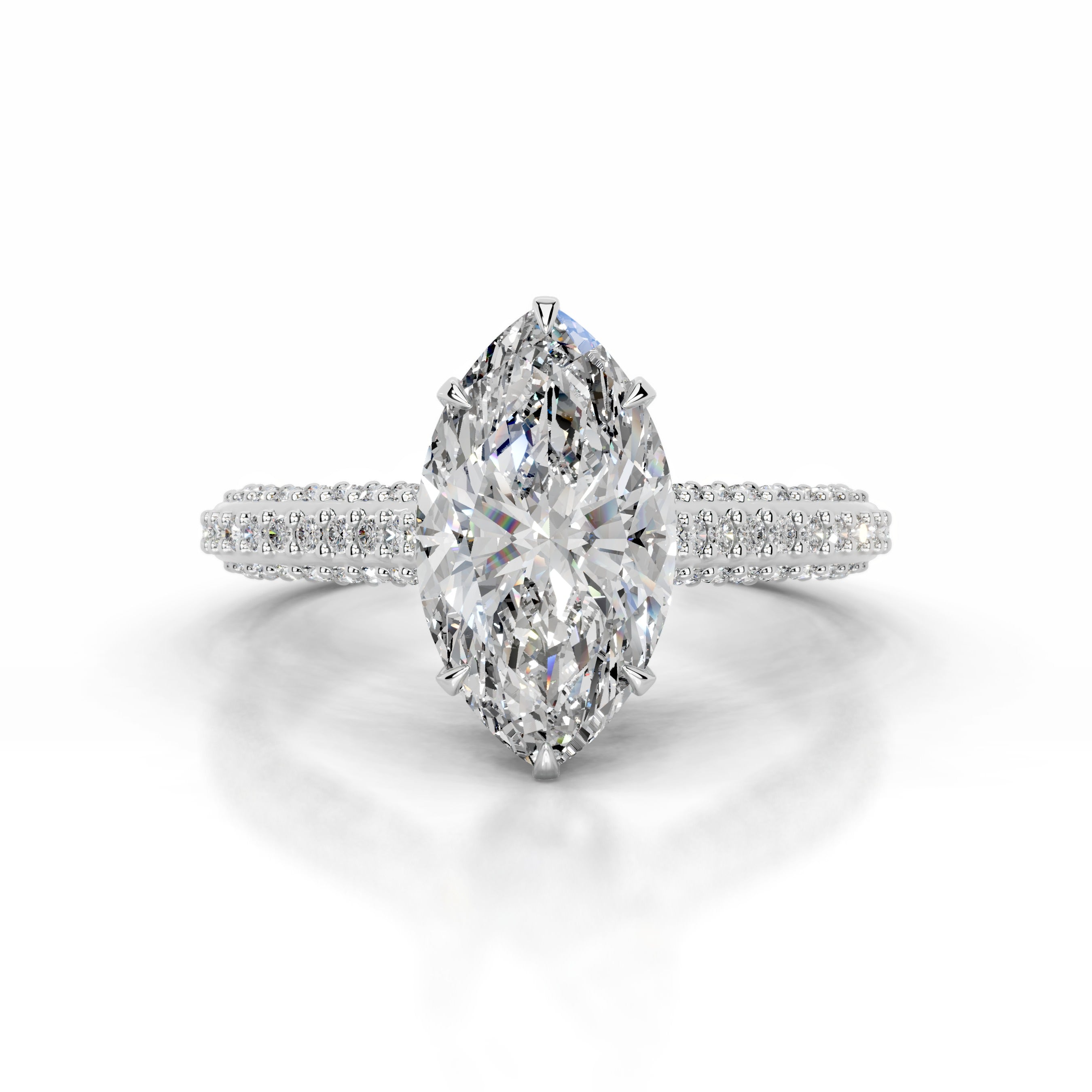 Joana Diamond Engagement Ring - 14K White Gold、mySite、hinf8tx79