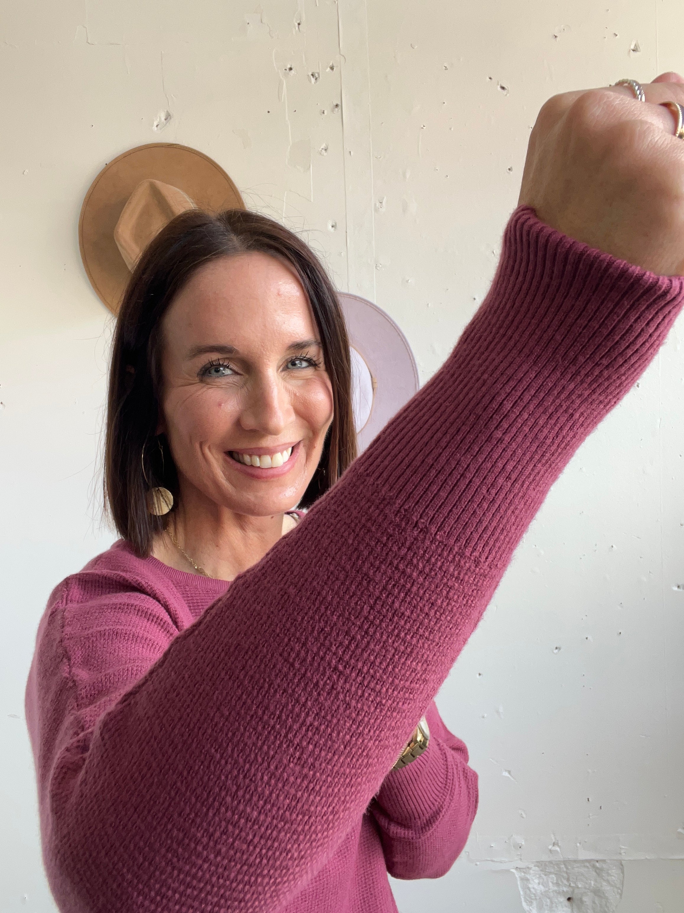 Brenda’s Boat Neck Long Sleeve Thermal、mySite、garagedoors4me