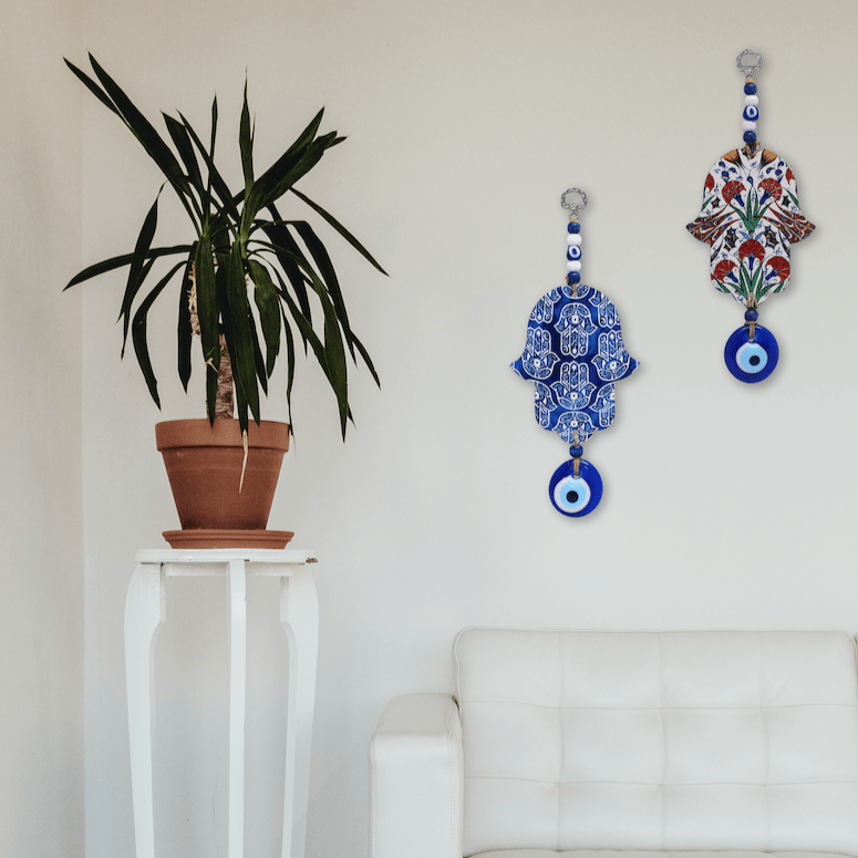 Blue Hamsa Wall Hanging、mySite、topwebapps
