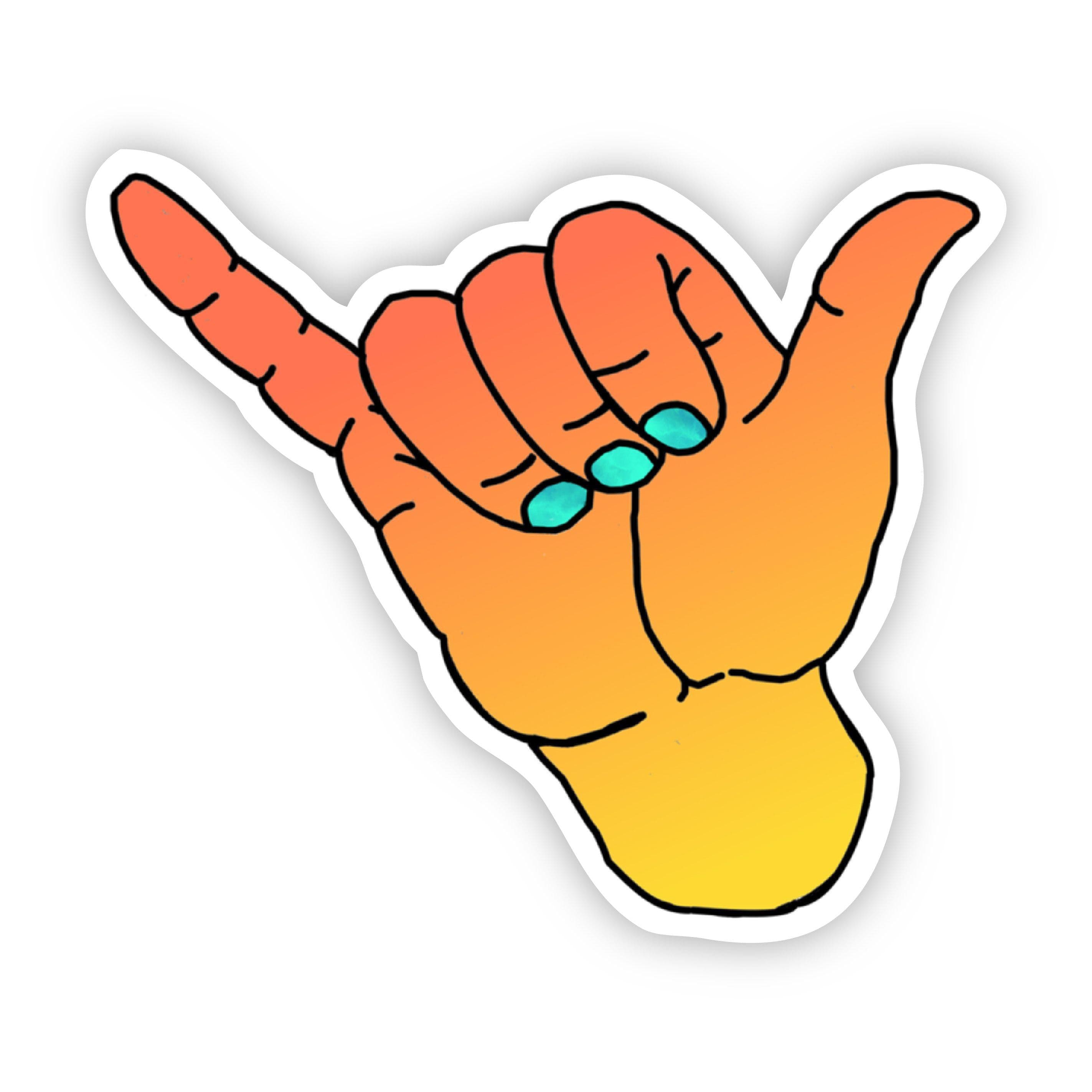  Hang Loose Sunset Sticker、mySite、elrpsem3k