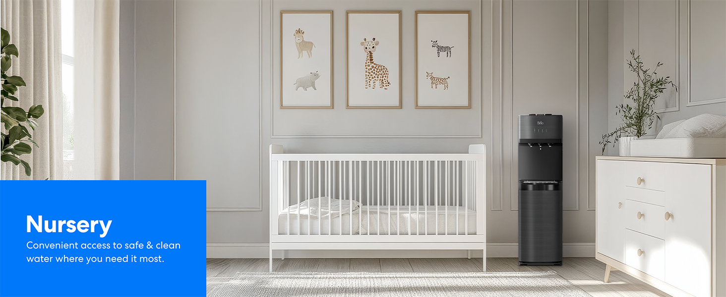 Nursey: Convenient access to safe &amp; clean water where you need it most.