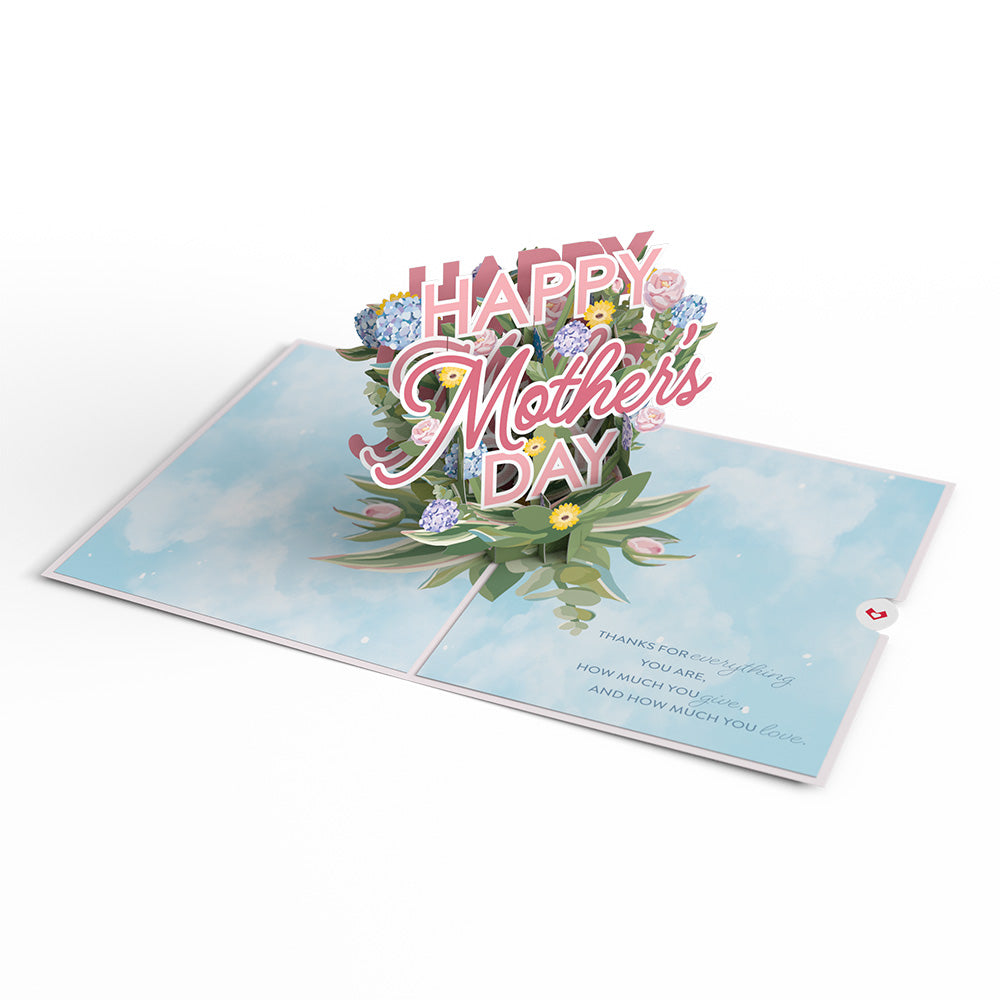 To My Wife Hydrangea Pop-Up Card、mySite、solidvoid