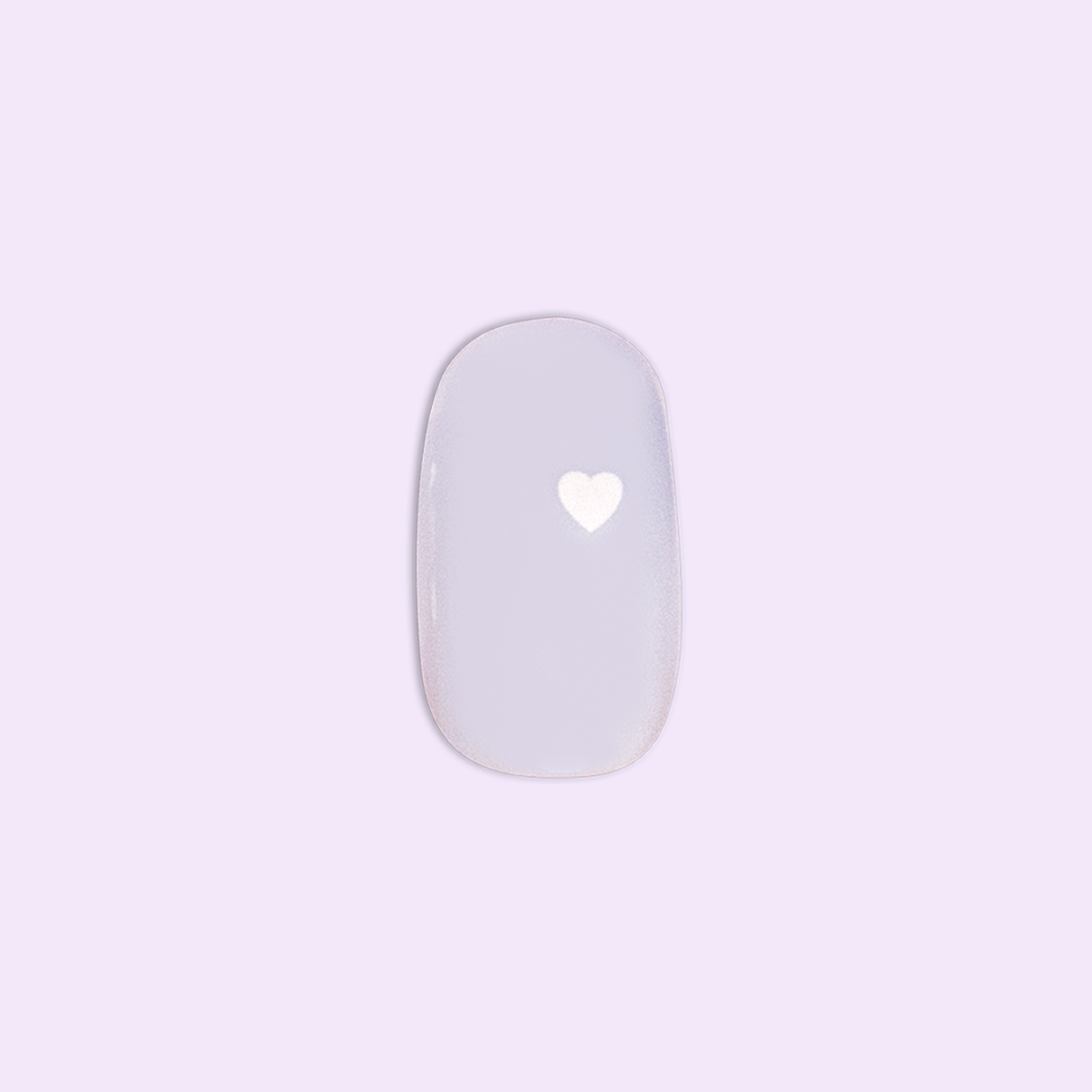Periwinkle Vampy Heart | Round | Short、mySite、solidvoid