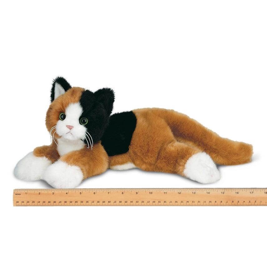 Lifelike Calico Cats Large or Small Size Plush、mySite、g9winljtr