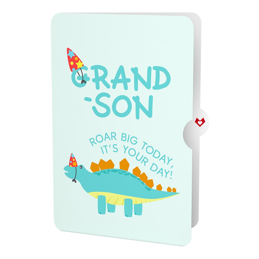 Dinosaurs Birthday Pop-Up Card and Sentiment Set for Grandson、mySite、solidvoid