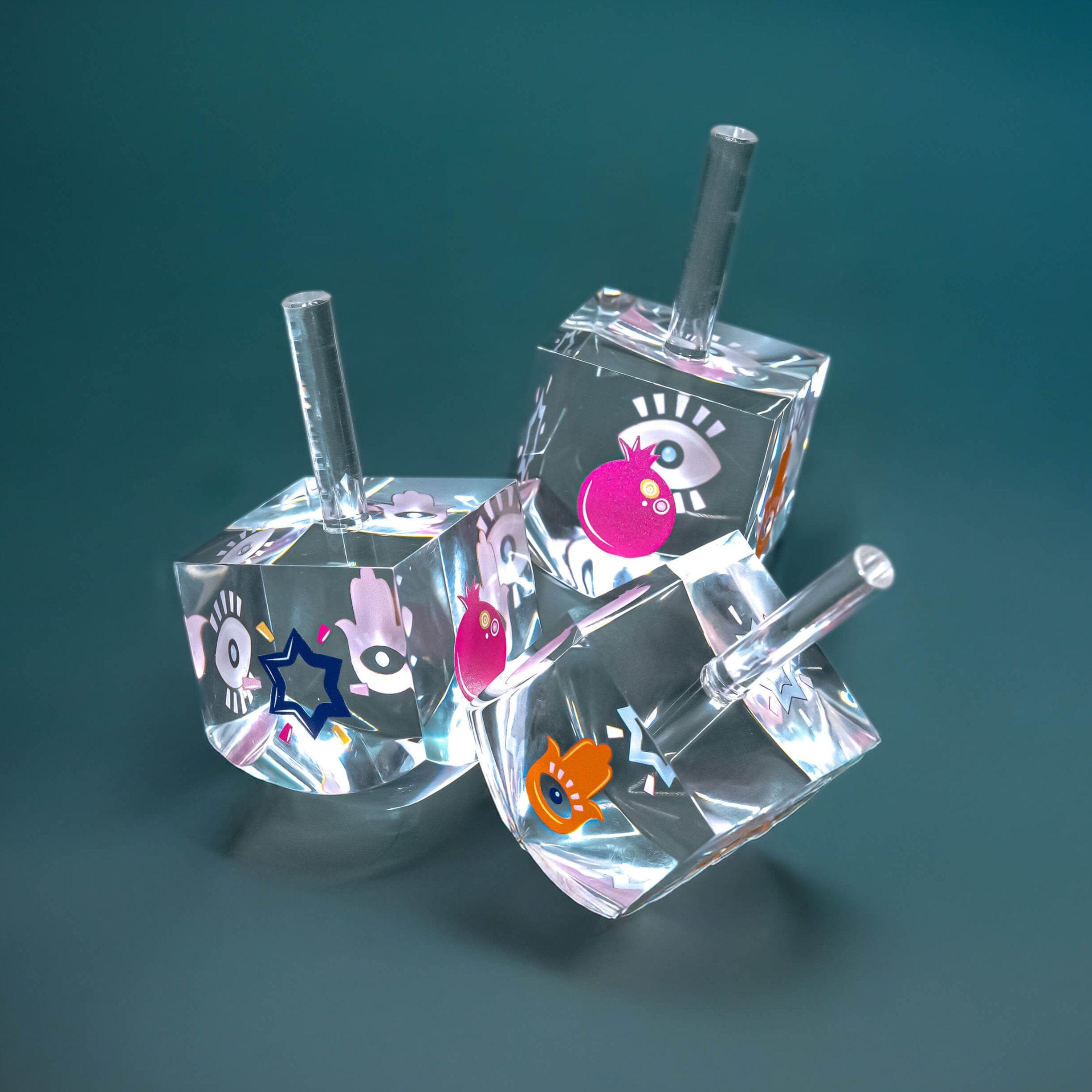 Acrylic Ariel Tidhar Dreidel、mySite、topwebapps