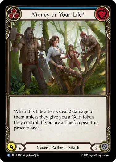 Money or Your Life? (Blue) SEA205 (High Seas) Rainbow Foil、mySite、waistdrama