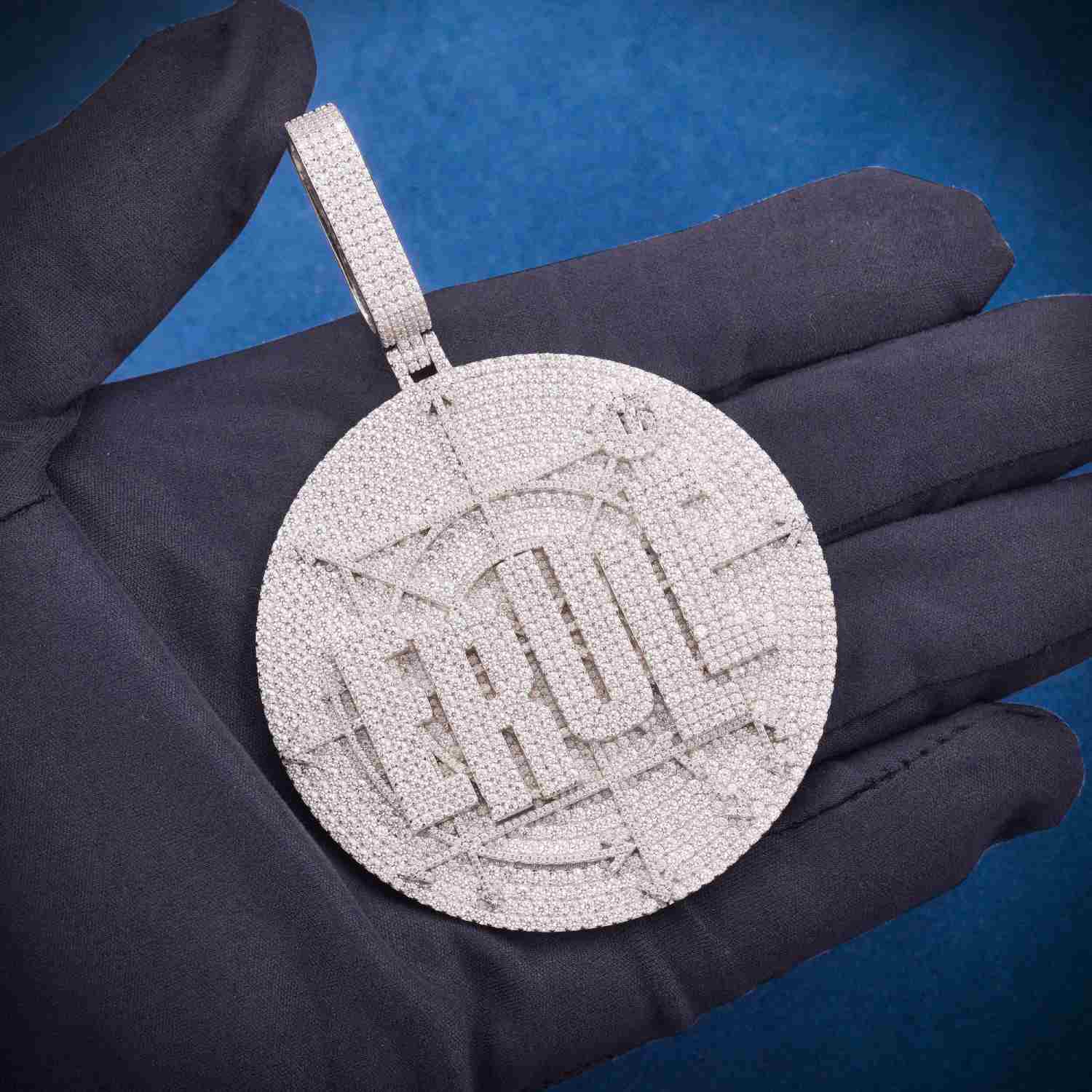 ERULE Custom Moissanite Pendant 14K Gold、mySite、hinf8tx79