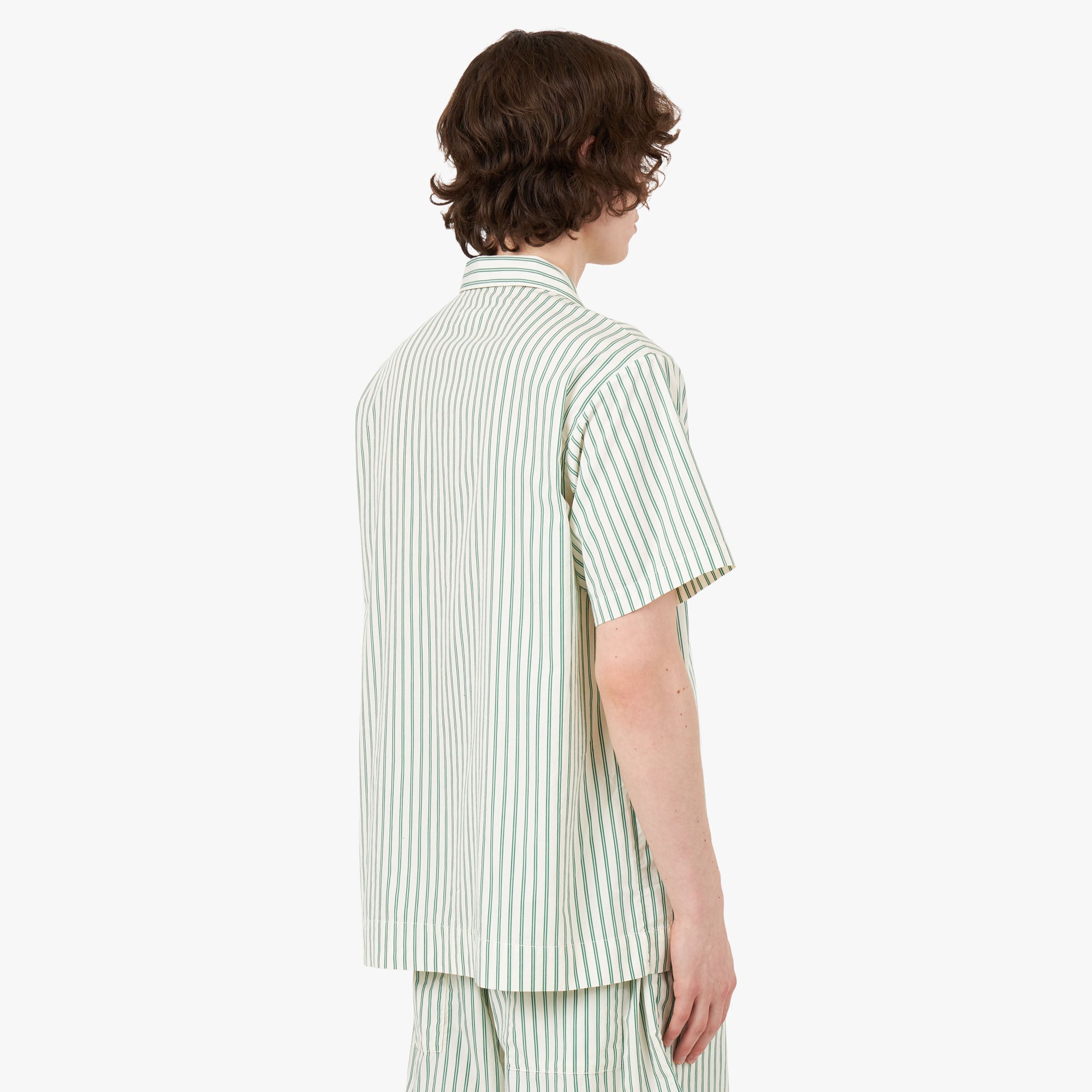  Tekla Poplin Short Sleeve Shirt / Clover Stripes、mySite、merchandisen
