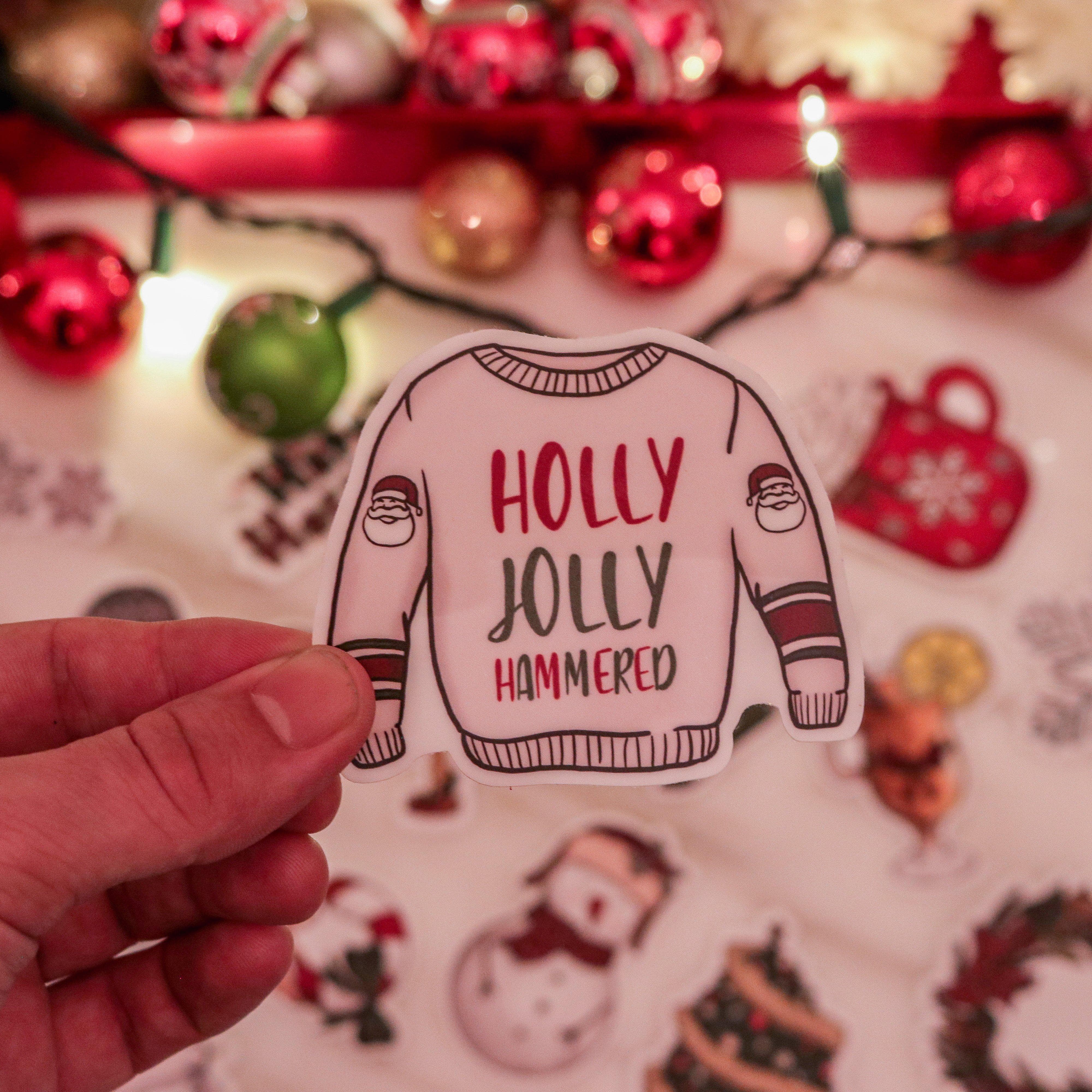  Ugly Holiday Sweater Sticker 8 Pack、mySite、elrpsem3k