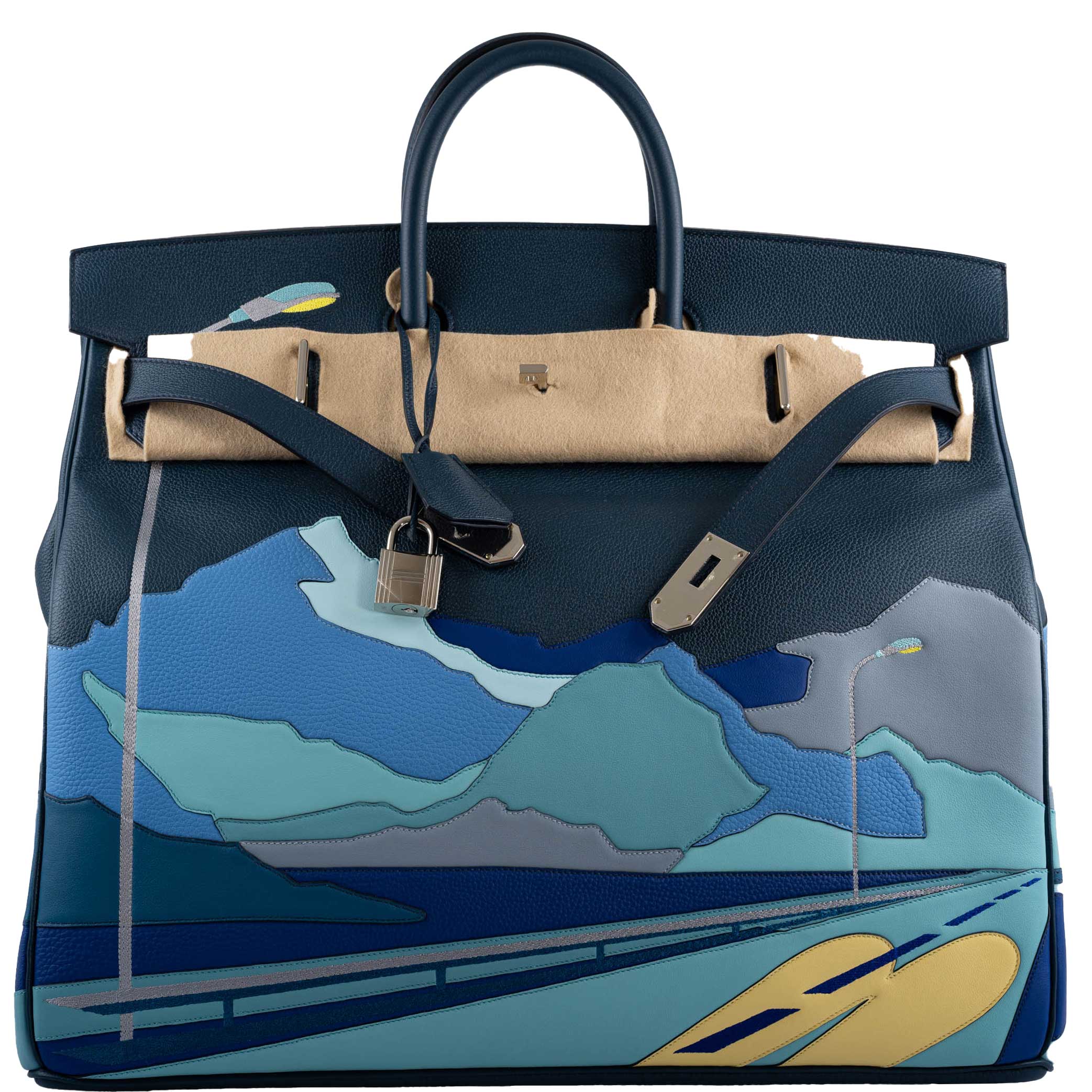 Hermès Endless Road HAC Birkin 50 Multicolor Togo and Swift Leather Palladium Hardware、mySite、garminoutage.com