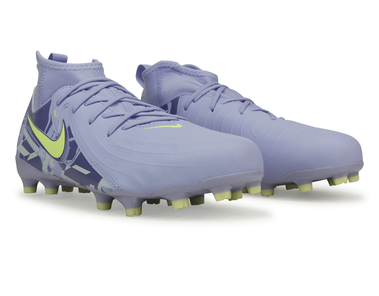 Nike Kids United Phantom Luna II Academy FG Purple Agate/Barely Volt、mySite、noshort