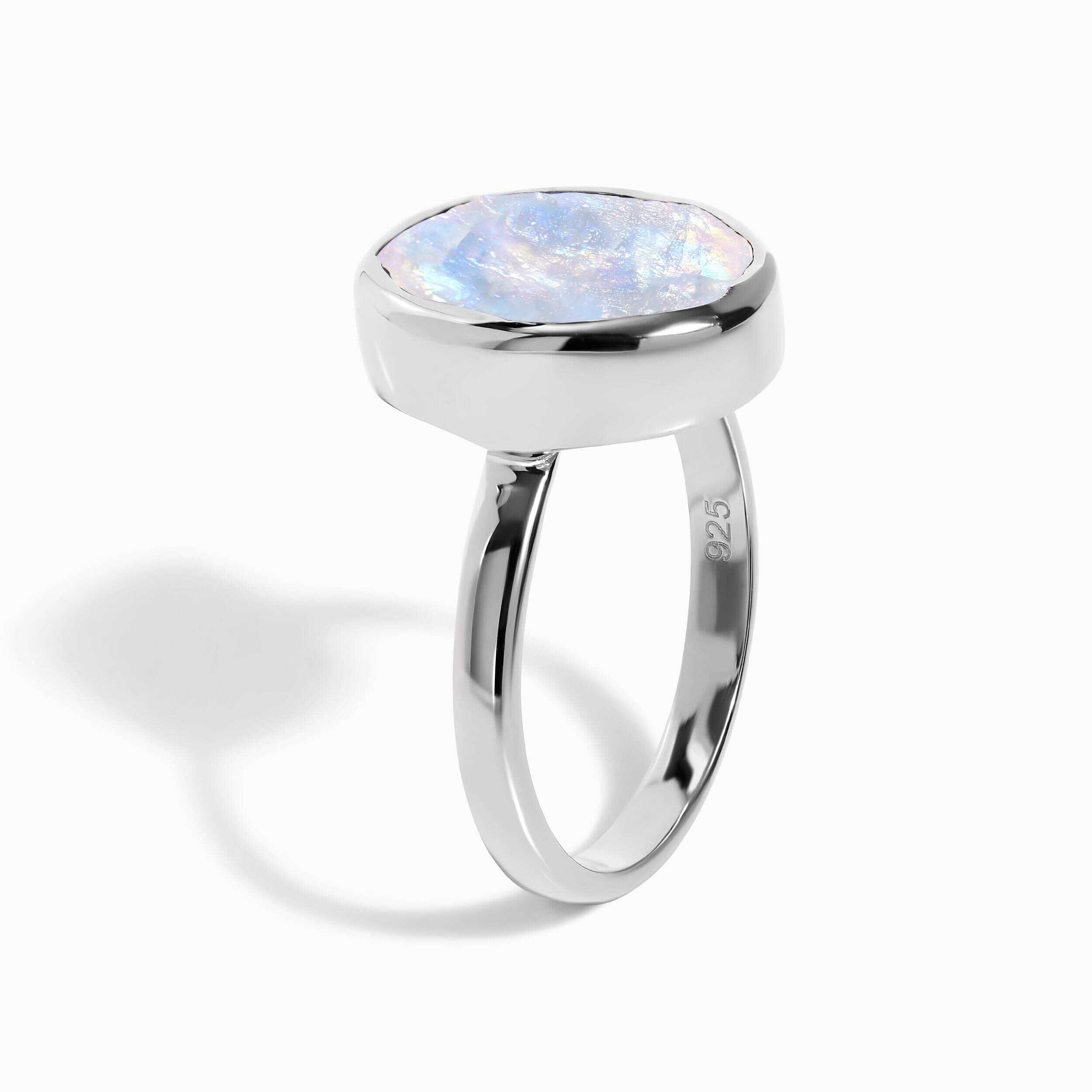 Raw Moonstone Enfolded Ring & Waves Band、mySite、hinf8tx79