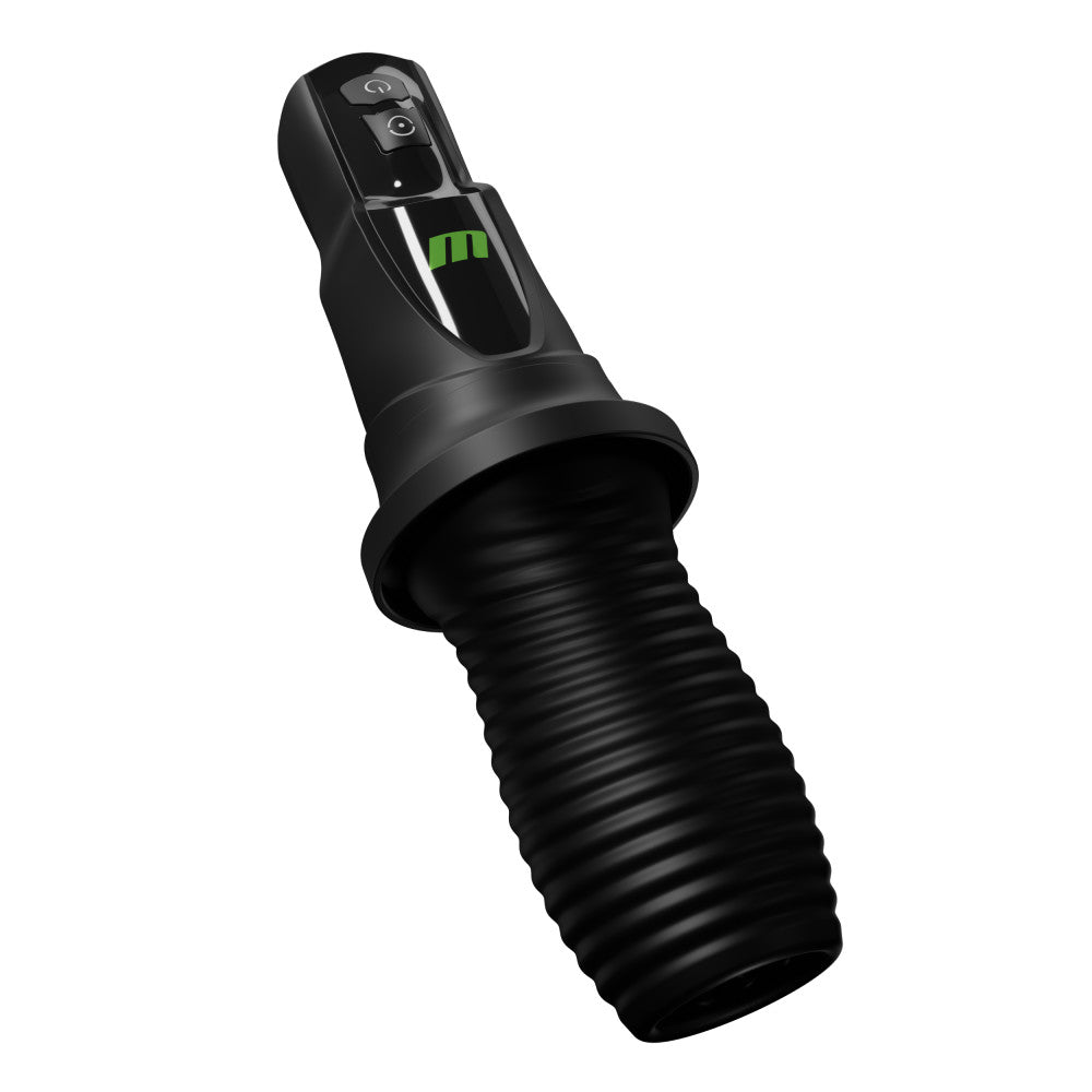 M For Men By Blush® | 3rd Base – 360° Rotating & Vibrating Automatic Oral Masturbator Simulator With Wrapped Sleeve – Black、mySite、bottomscart