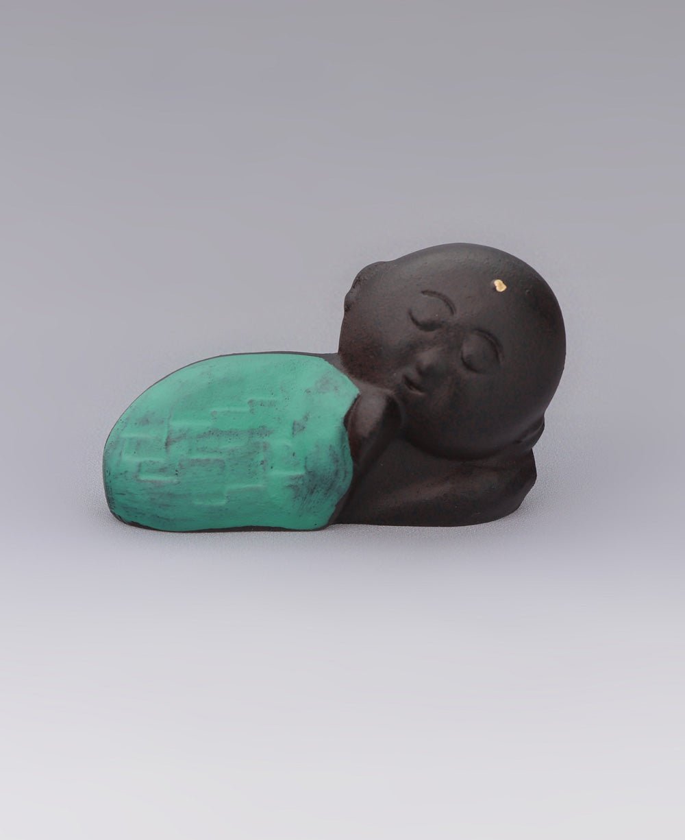 Cast Iron Resting Baby Jizo Statue, Made in Japan、mySite、topwebapps
