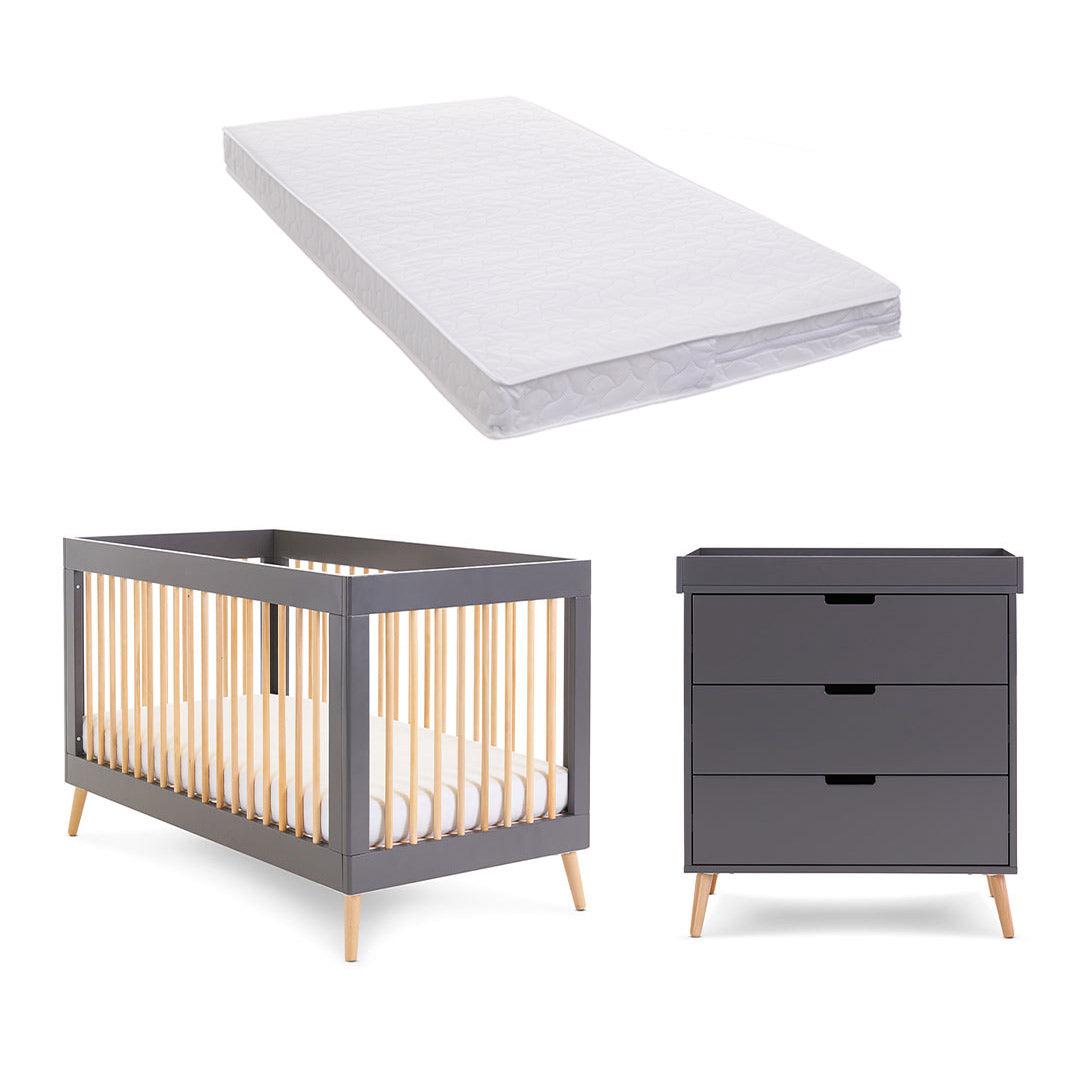  Obaby Maya 2 Piece Room Set - Slate + Natural、mySite、merchandisen