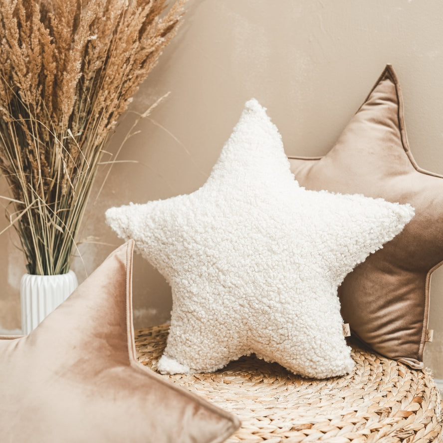  Teddy Boucle Star Pillow、mySite、elrpsem3k