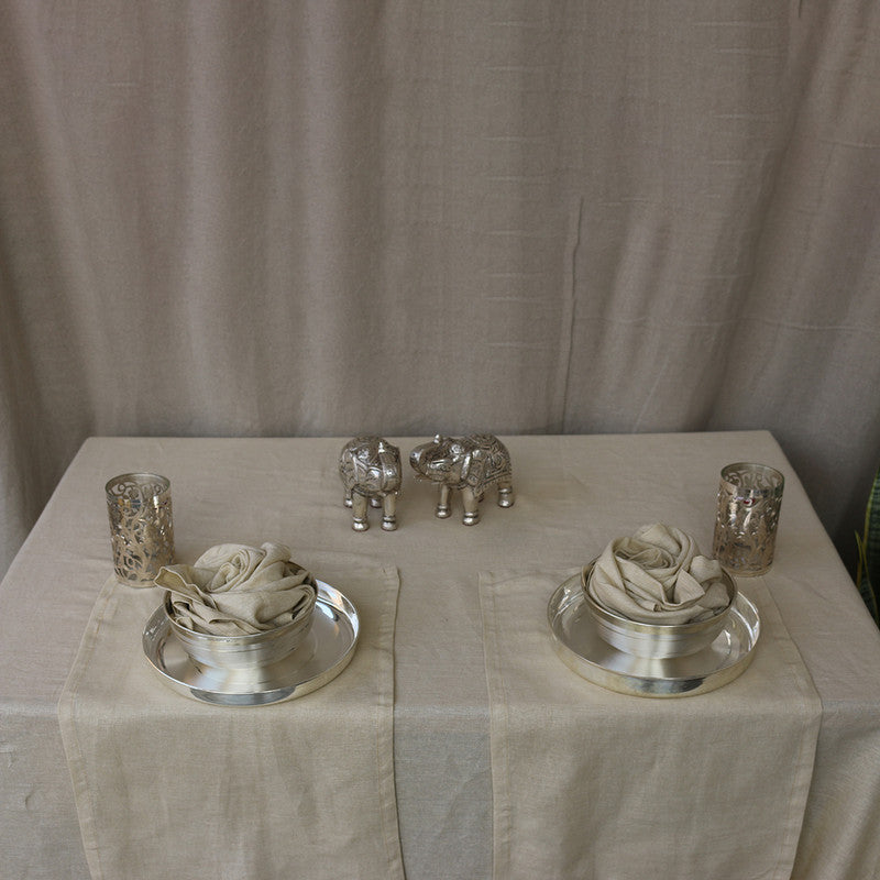 Pure Linen Table Napkins | Beige | Set of 4、mySite、camillekostekn