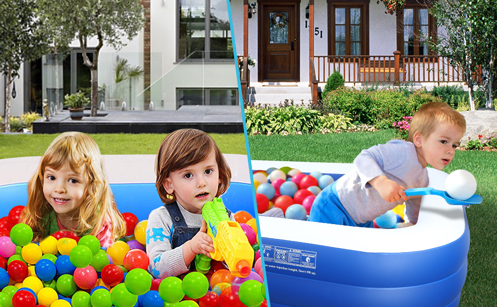 Inflatable pool for kids