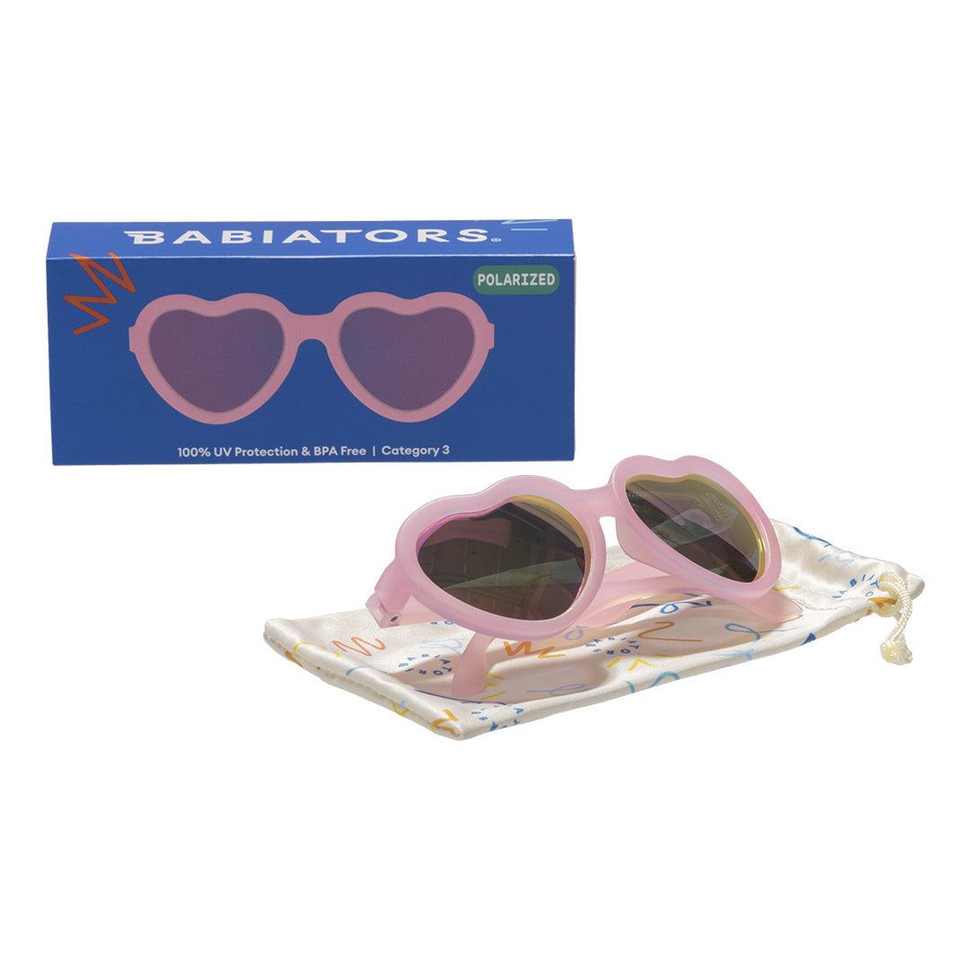  Babiators Polarised Heart Sunglasses - Frosted Pink、mySite、merchandisen