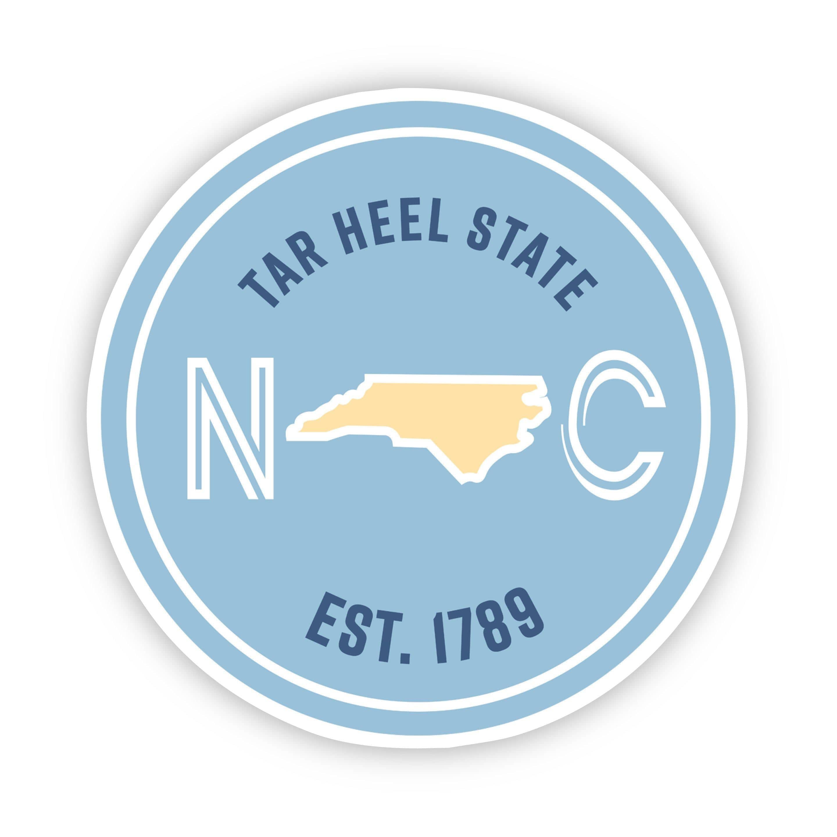 Tar Heel State North Carolina Sticker、mySite、elrpsem3k