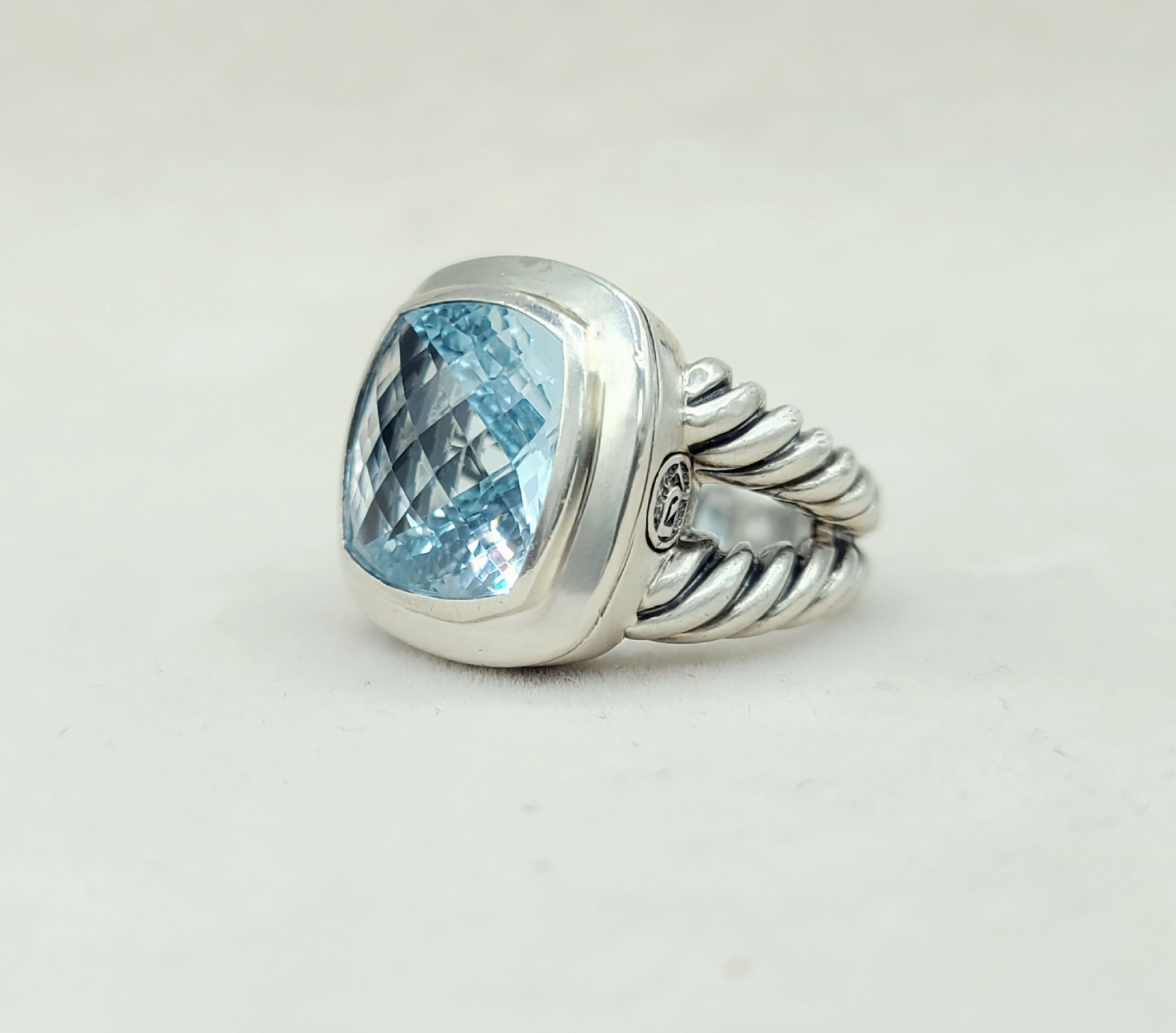 David Yurman Albion 14mm Sky Blue Topaz Ring、mySite、hinf8tx79