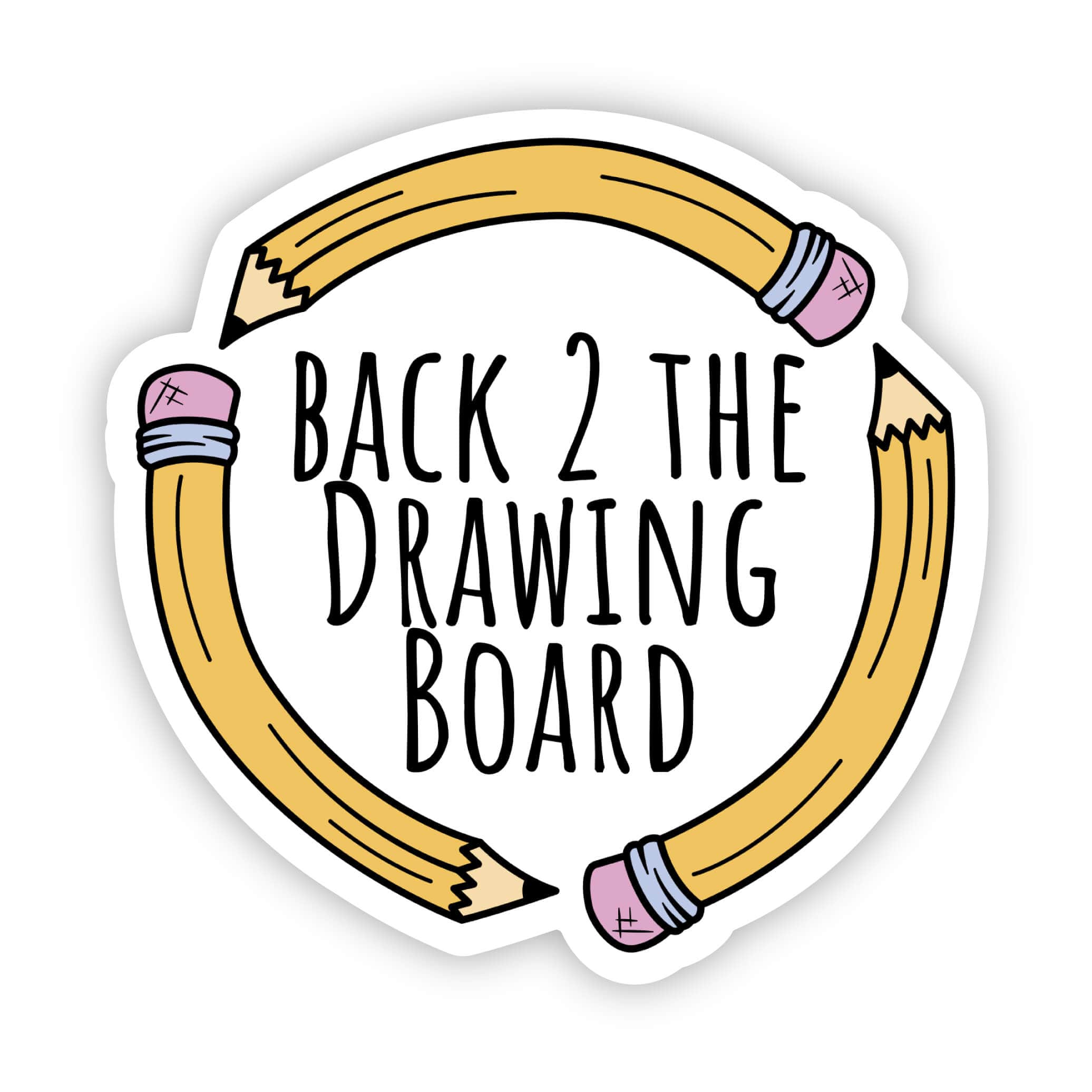  Back 2 the drawing board sticker、mySite、ghnorth