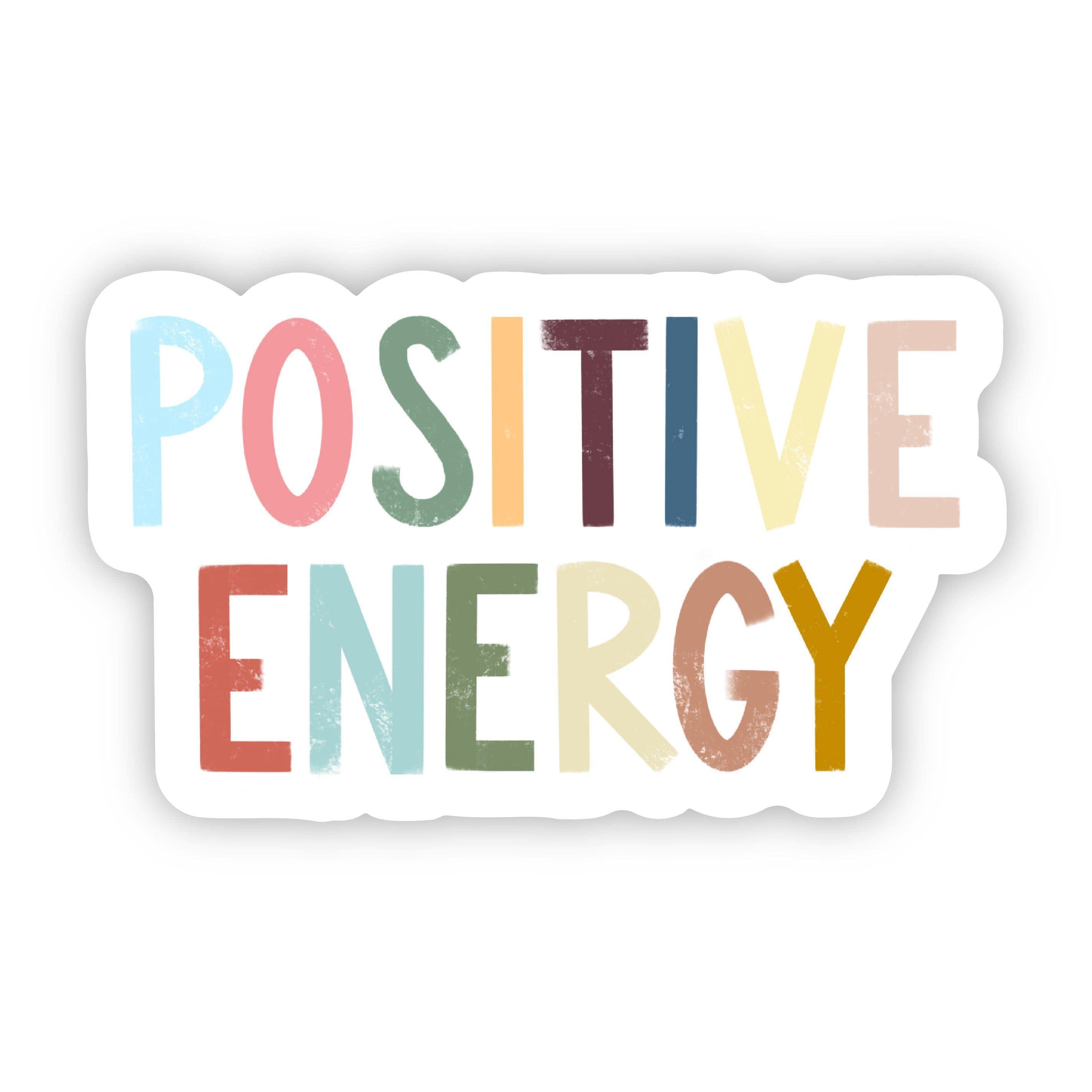  Positive Energy Positivity Lettering Sticker、mySite、elrpsem3k