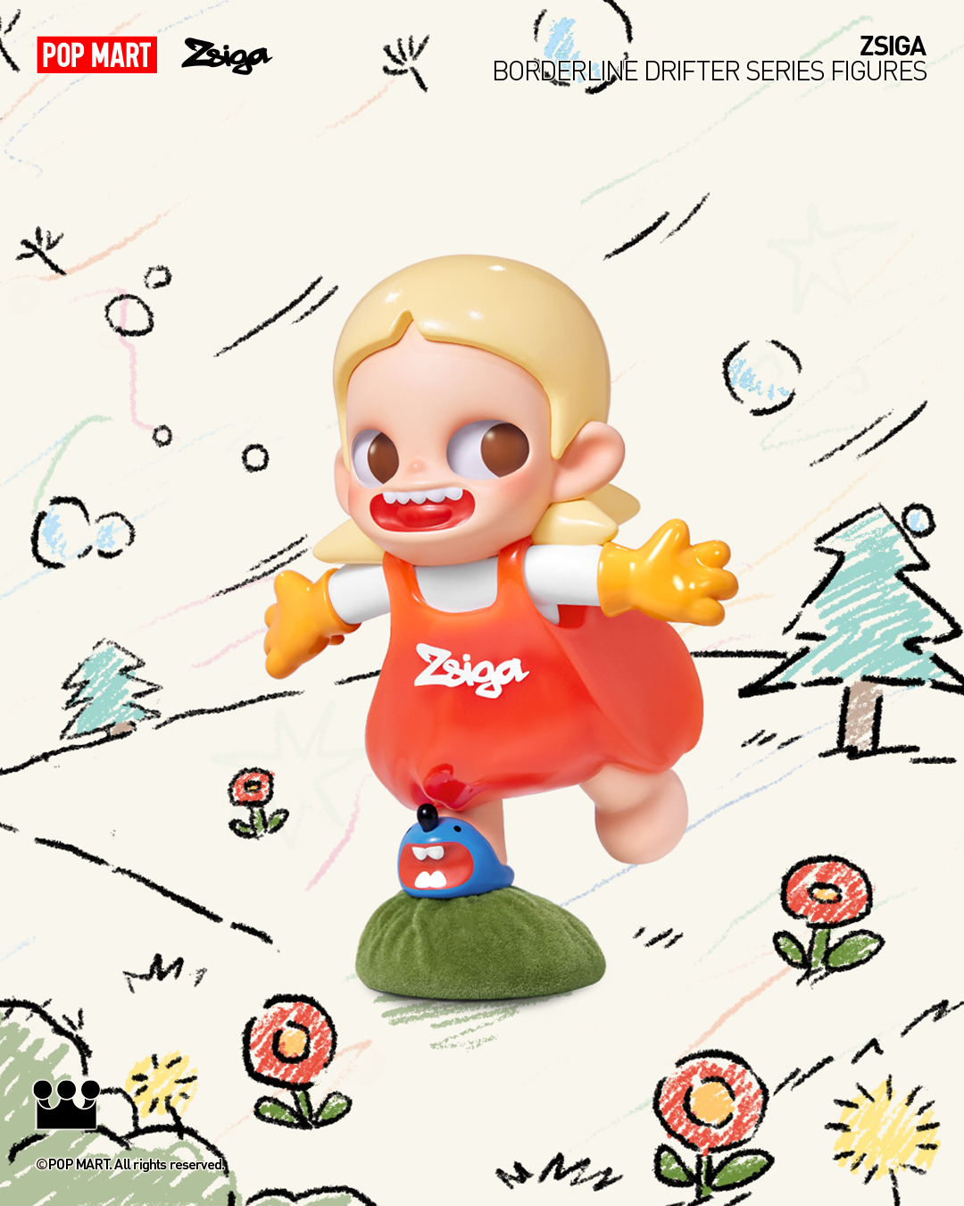 POP MART Zsiga Borderline Drifter Series Figures、mySite、greenlandpopulation