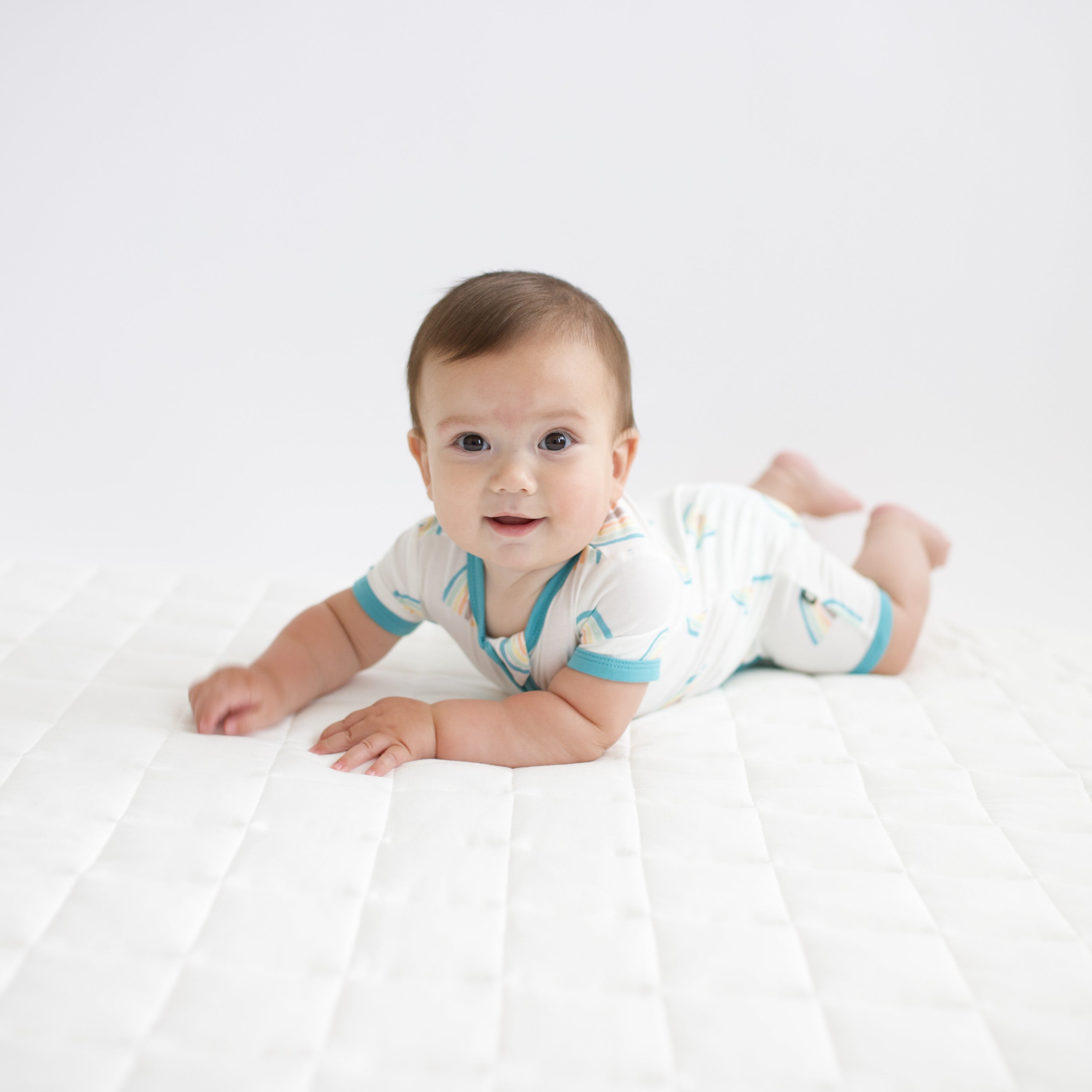  Zippered Shortall Romper in Makai Rainbow、mySite、layawaytickets