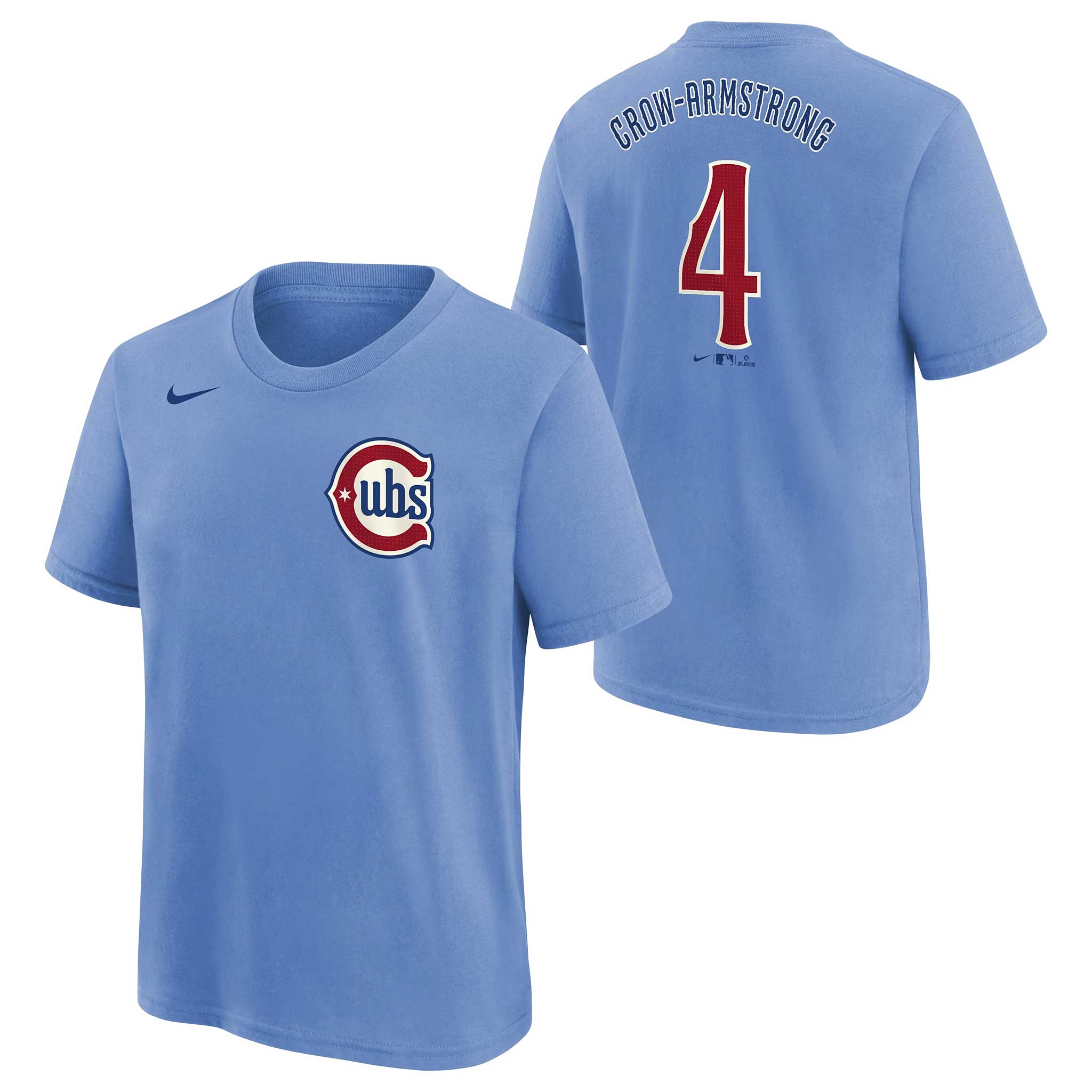 Chicago Cubs Pete Crow Armstrong Nike Youth Alternate Blues Name and Number T-Shirt、mySite、vikingsvslions