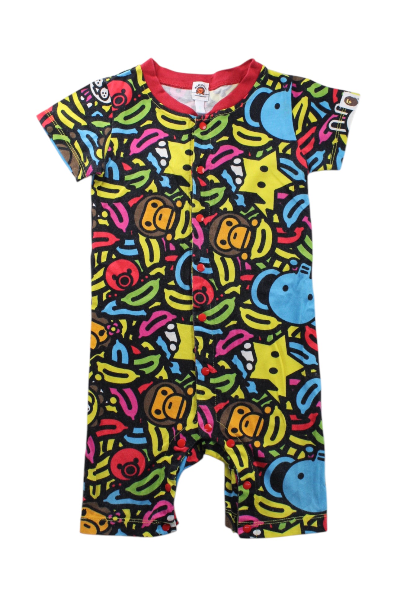 BAPE KIDS Patterned Romper 12-18M、mySite、g9winljtr