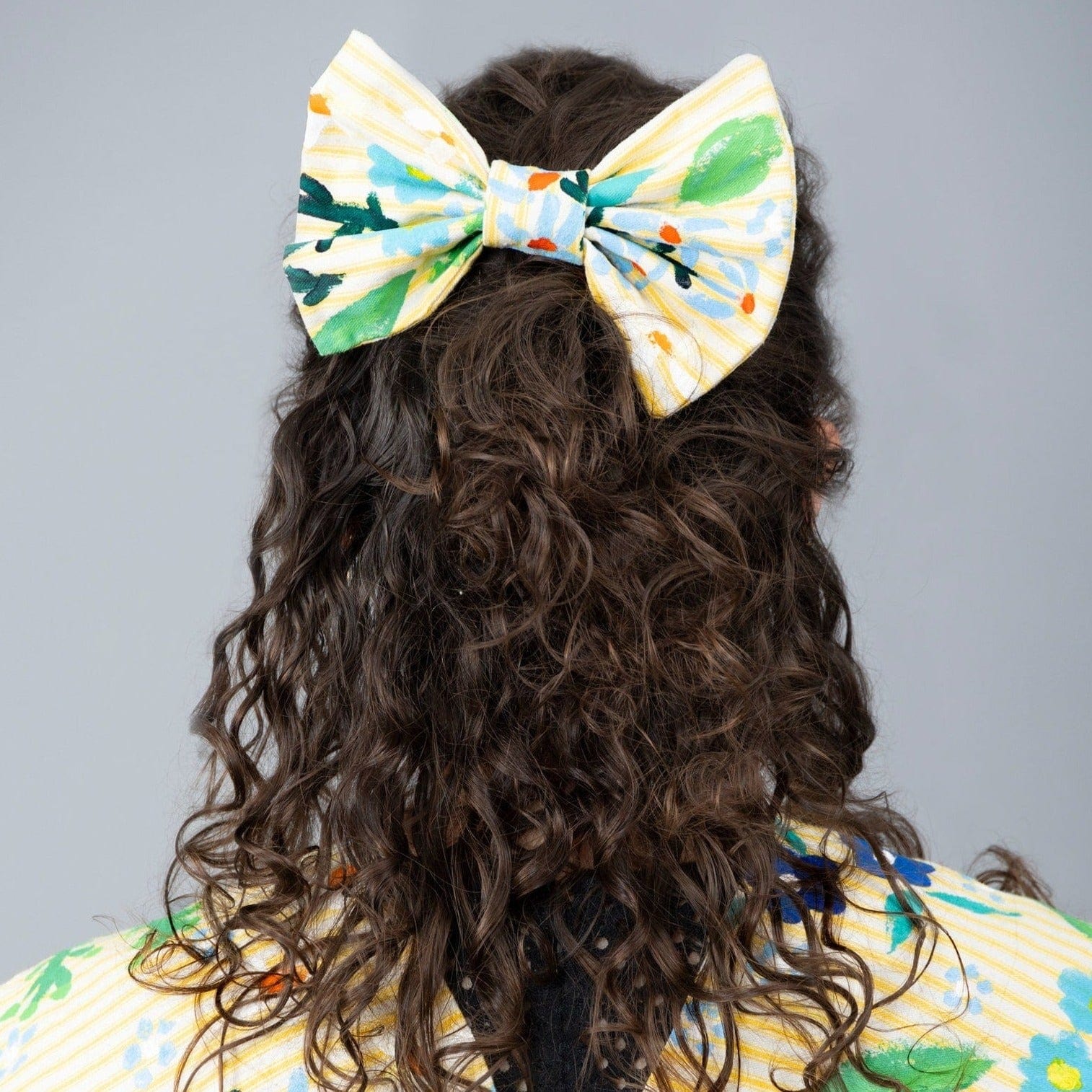 Hands-Free Yellow Floral Tallit, Hair Bow、mySite、topwebapps