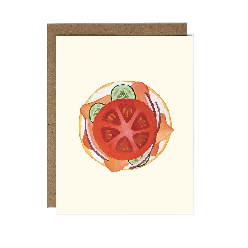 Everything Bagels Greeting Cards, Set of 5、mySite、topwebapps