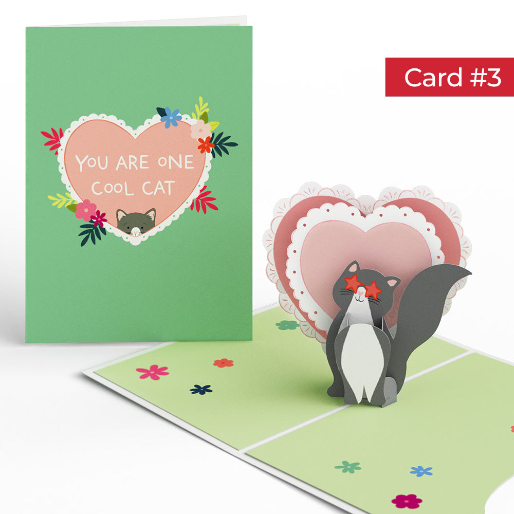 Happy Meowentine’s Day Cat 4-in-1 Nesting Card、mySite、solidvoid