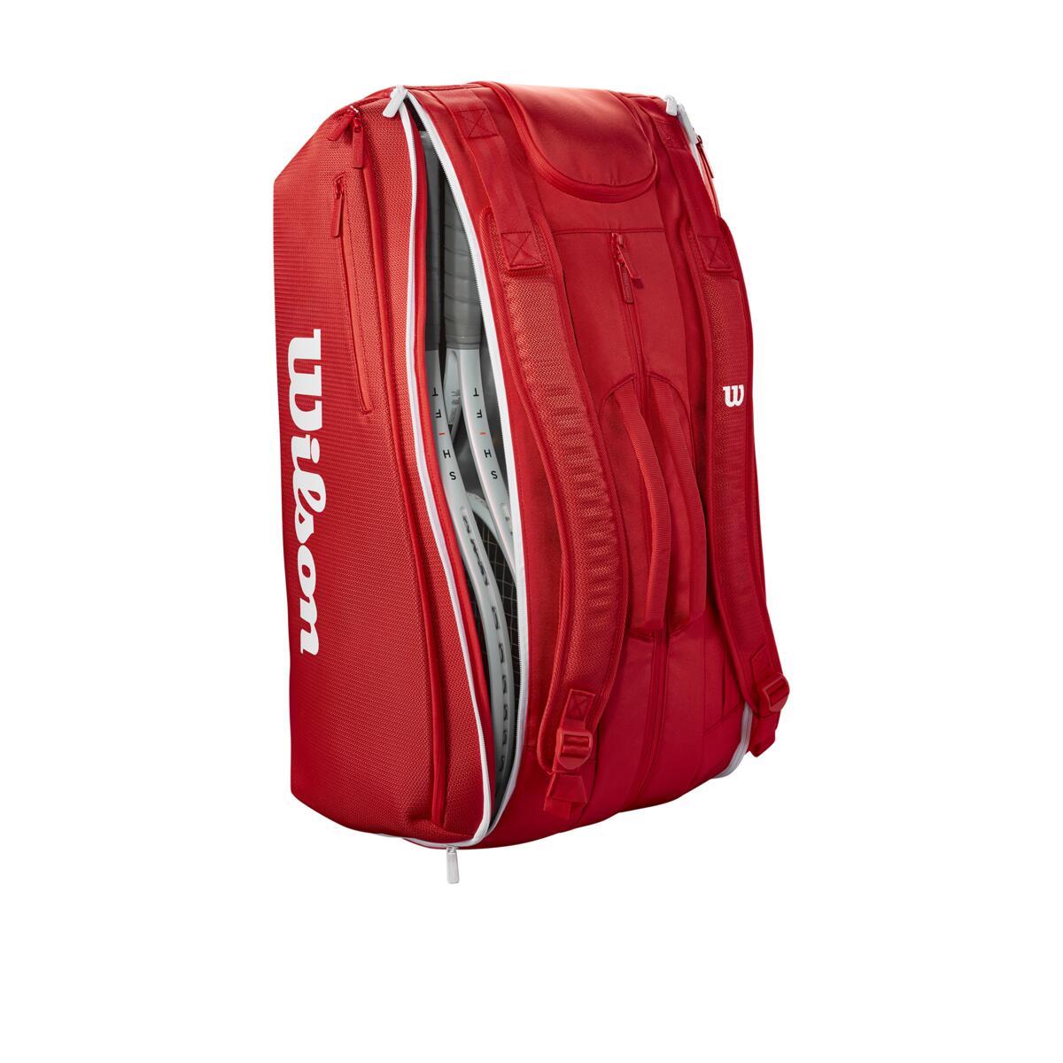 Wilson Super Tour 15 Pack 2025 Racquet Bag (Red)