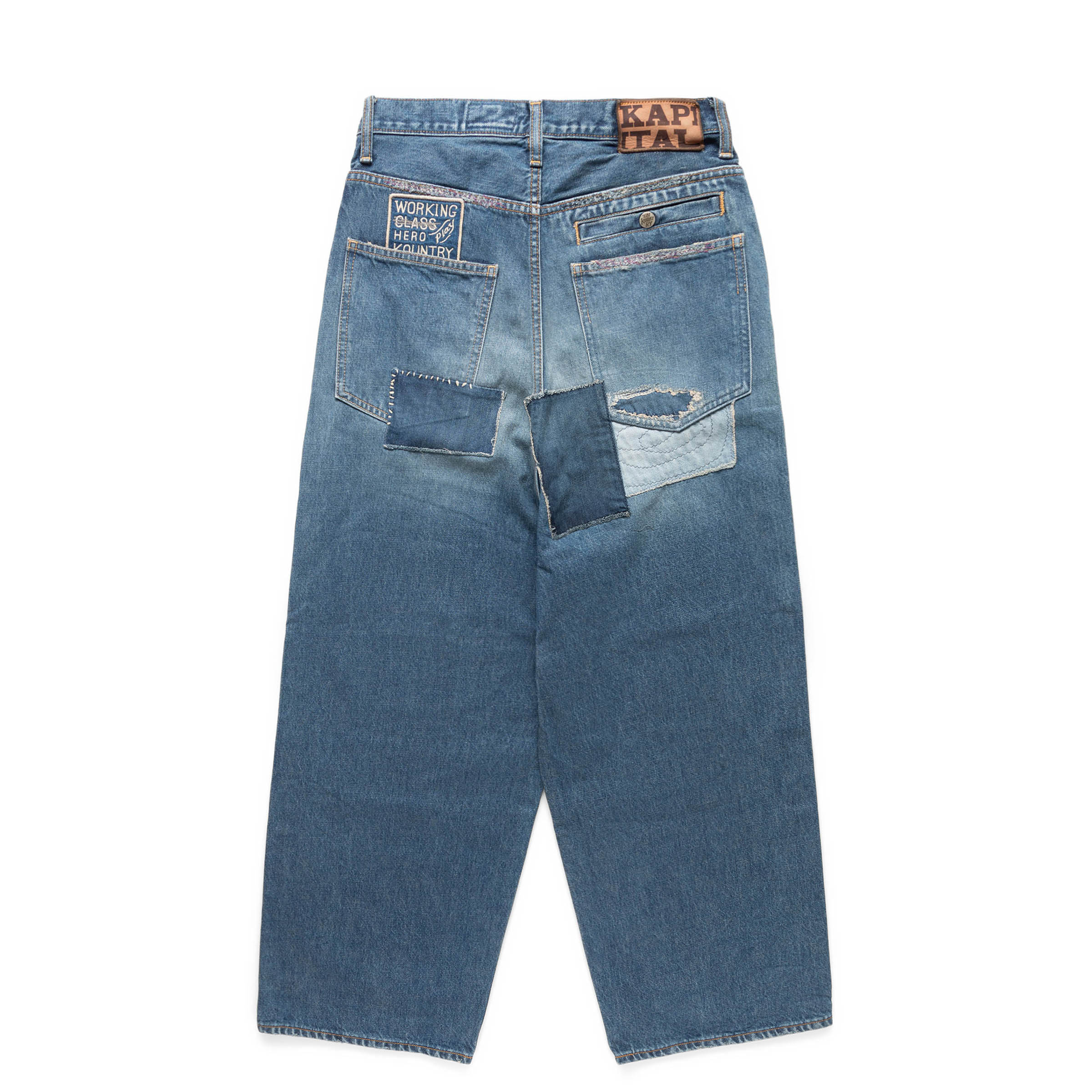 14OZ DENIM PORT BAGGY PANTS (HIPPIE-CHAMPETRE REMAKE)、mySite、zt4zffjzw