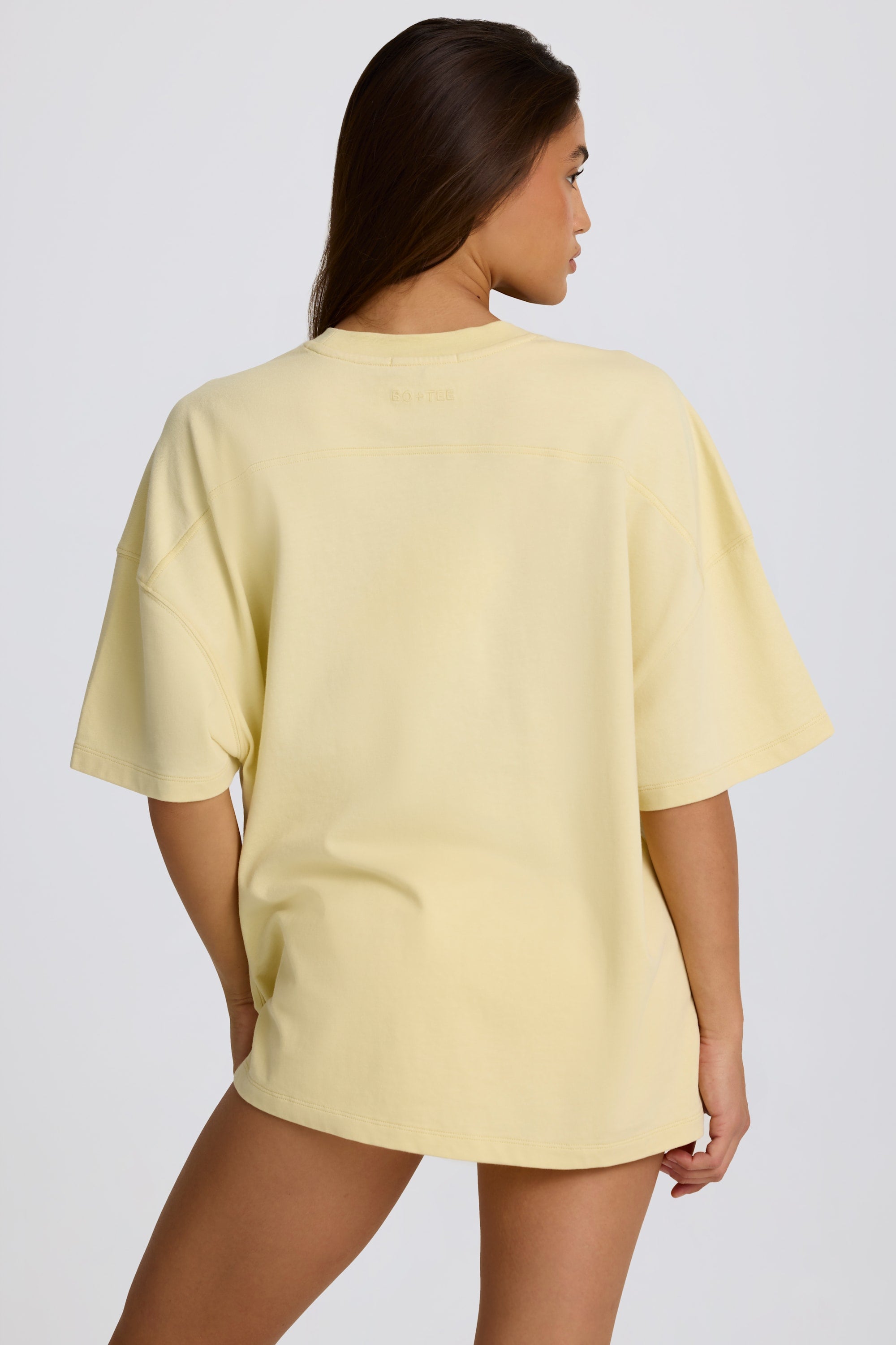  Oversized Graphic T-Shirt in Lemon、mySite、sugarbowlscore