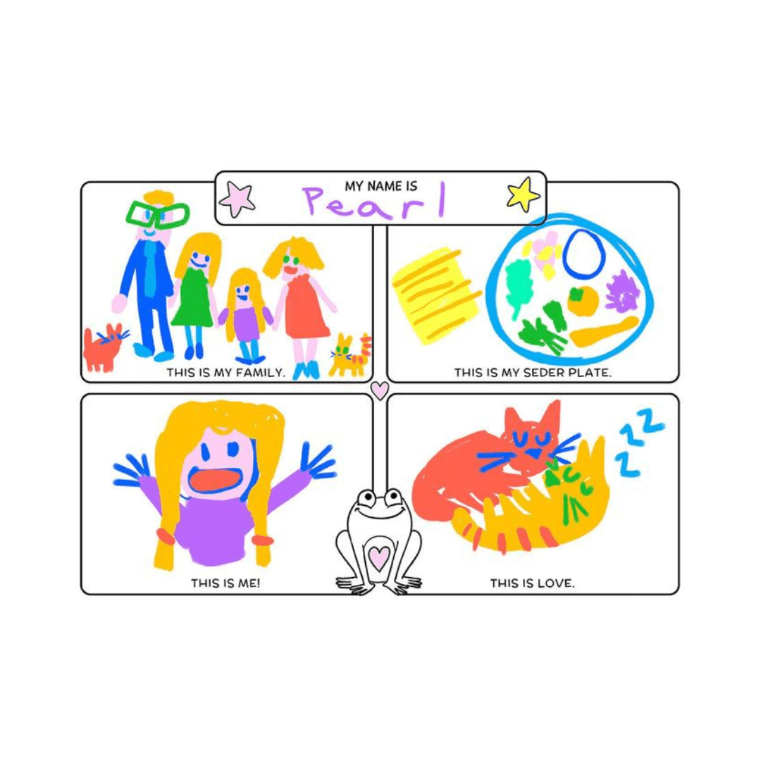  2-Pack Passover Reusable Doodlemats and Markers、mySite、elrpsem3k