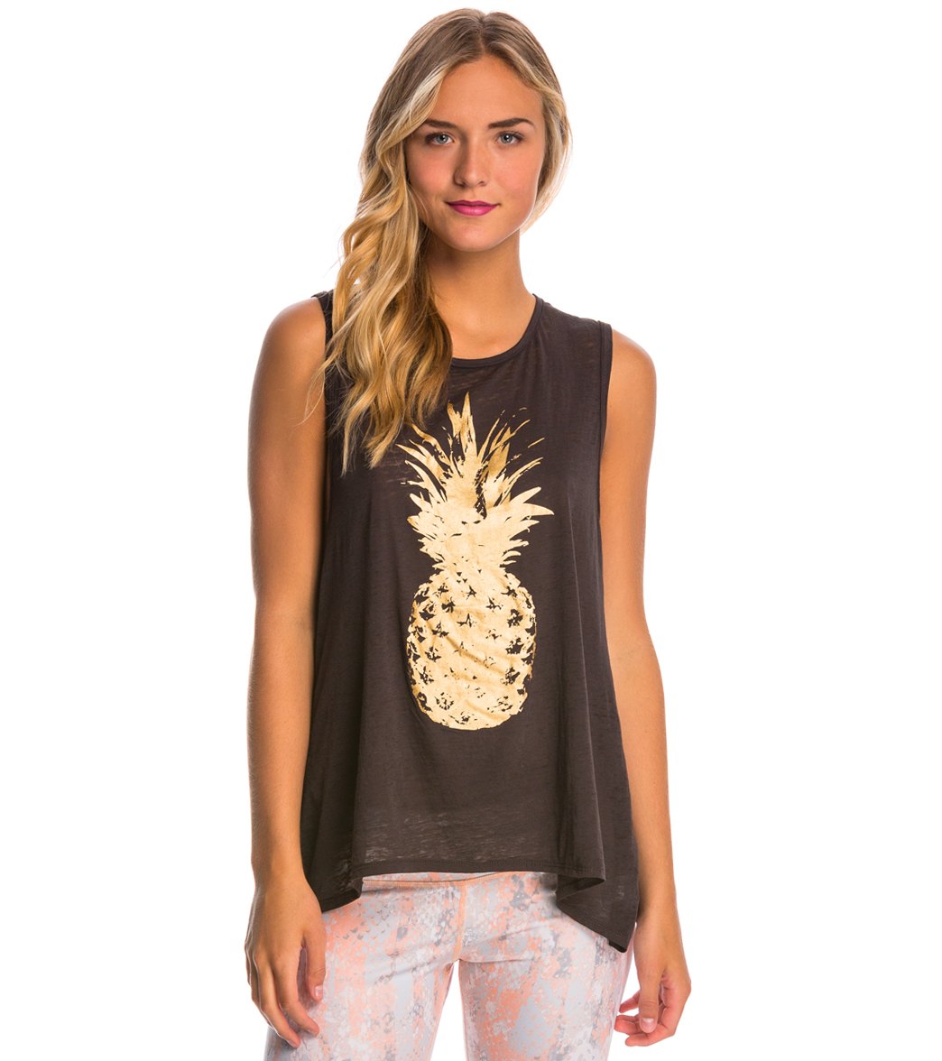 Chaser Golden Pineapple Yoga Shirt、mySite、noshort