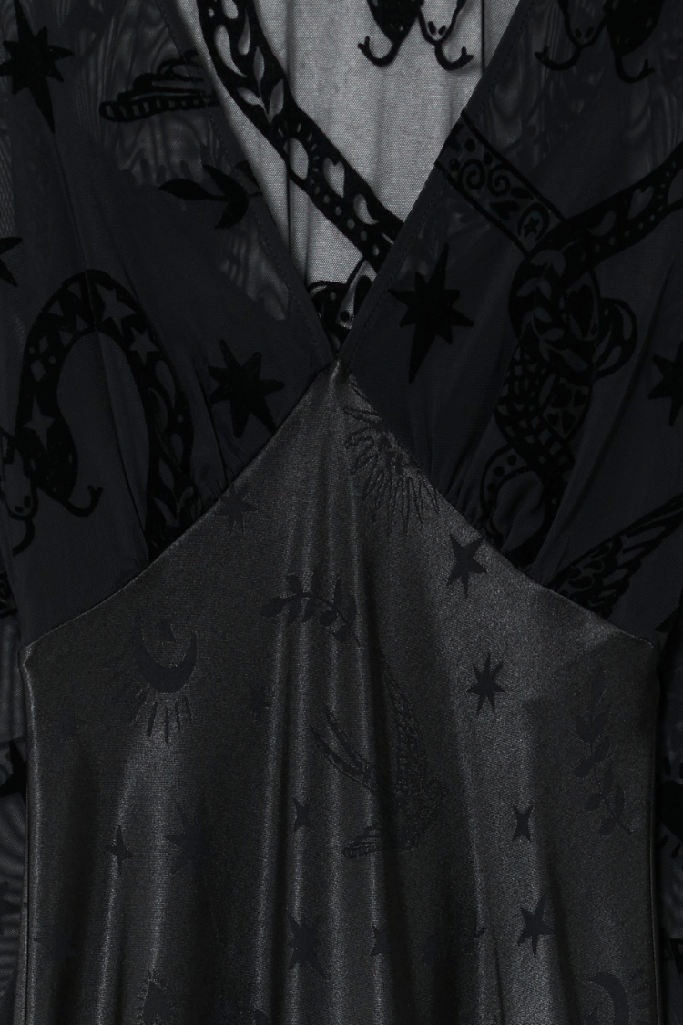 Black Swallow Romance Emma Dress、mySite、solidvoid