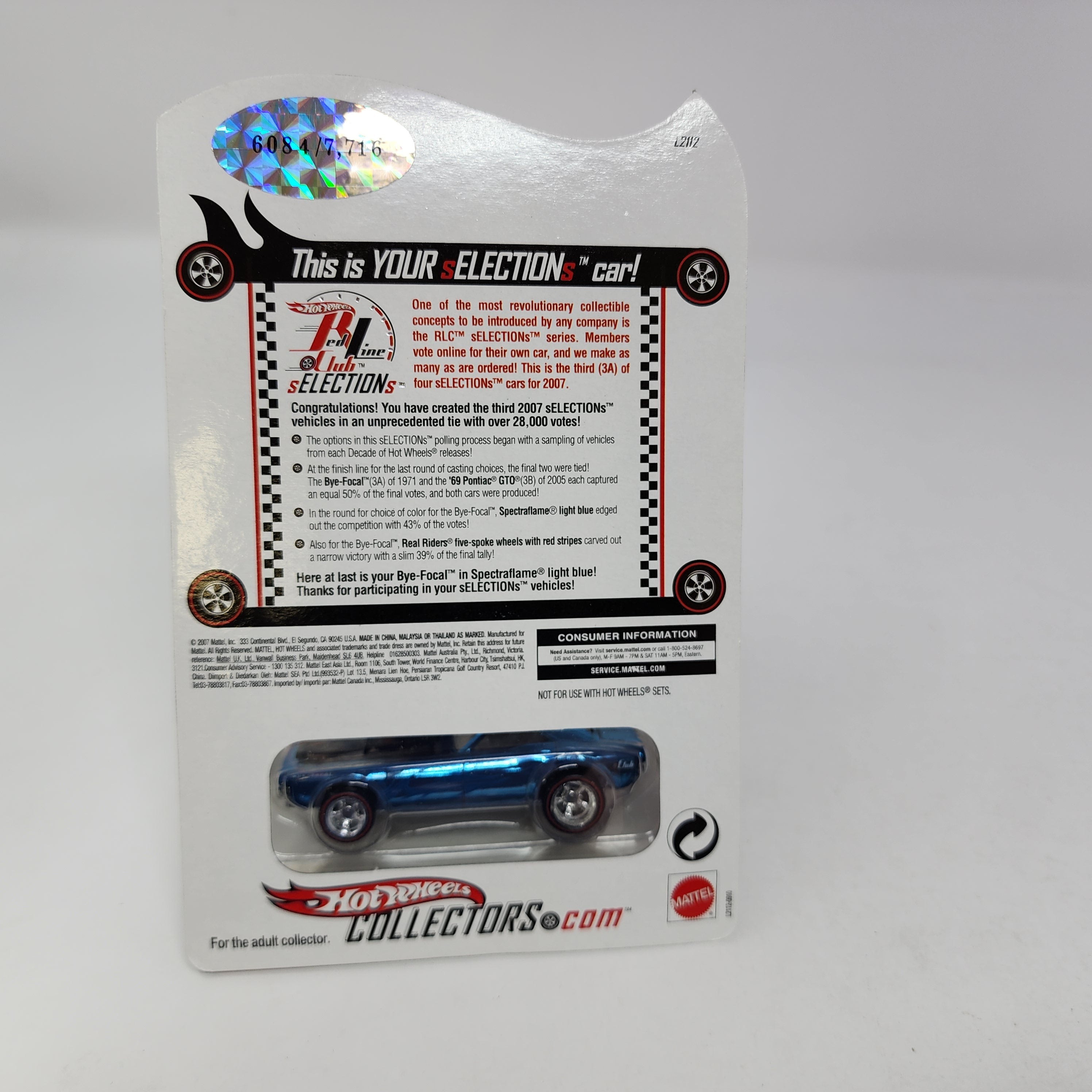 Bye-Focal * Hot Wheels Red Line Club RLC sELECTIONS、mySite、hgirdovlk