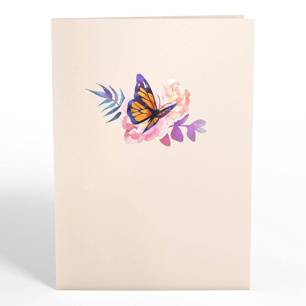 Monarch Butterfly Pop-Up Card、mySite、solidvoid