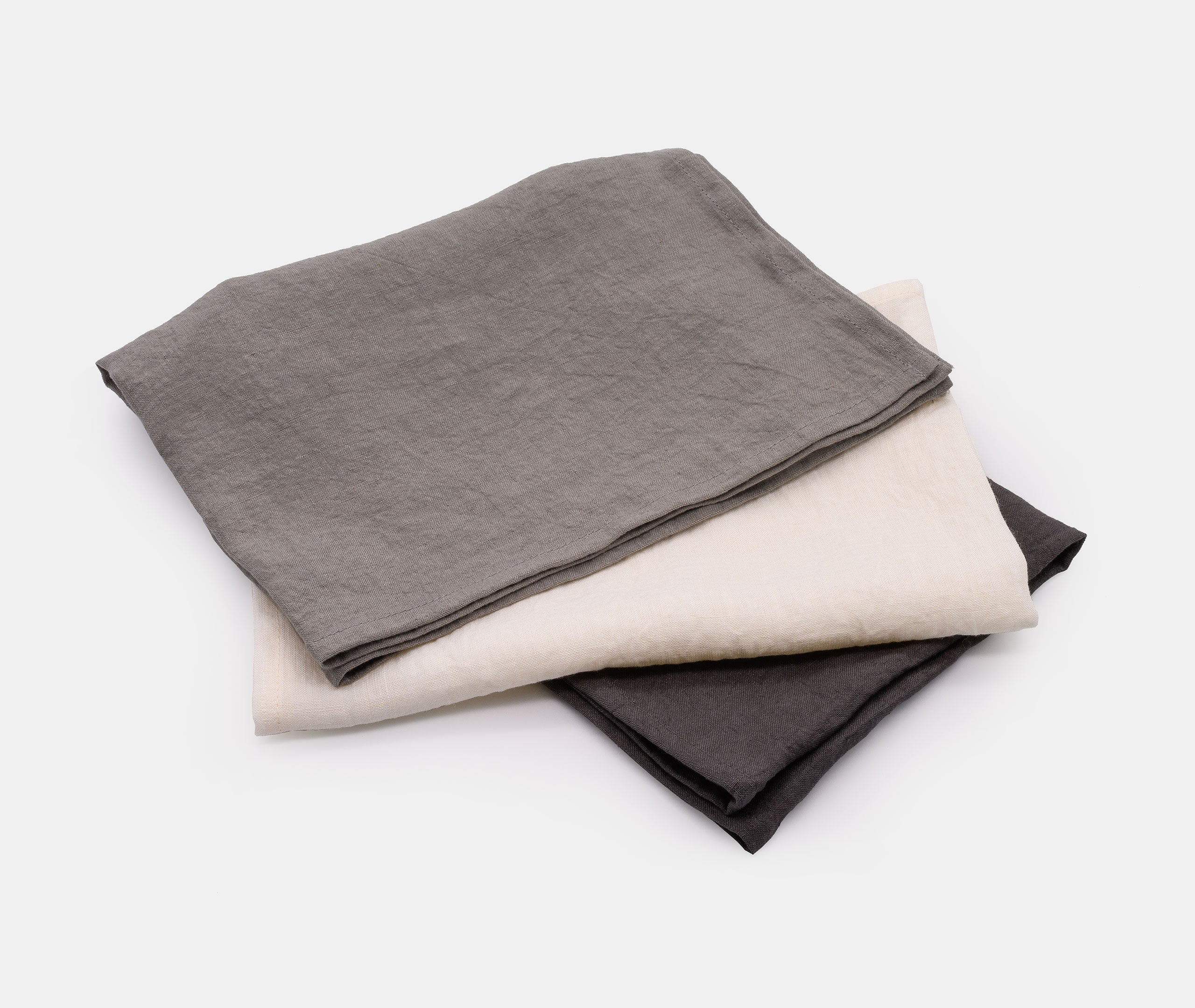 Linen Tea Towel - White、mySite、topwebapps