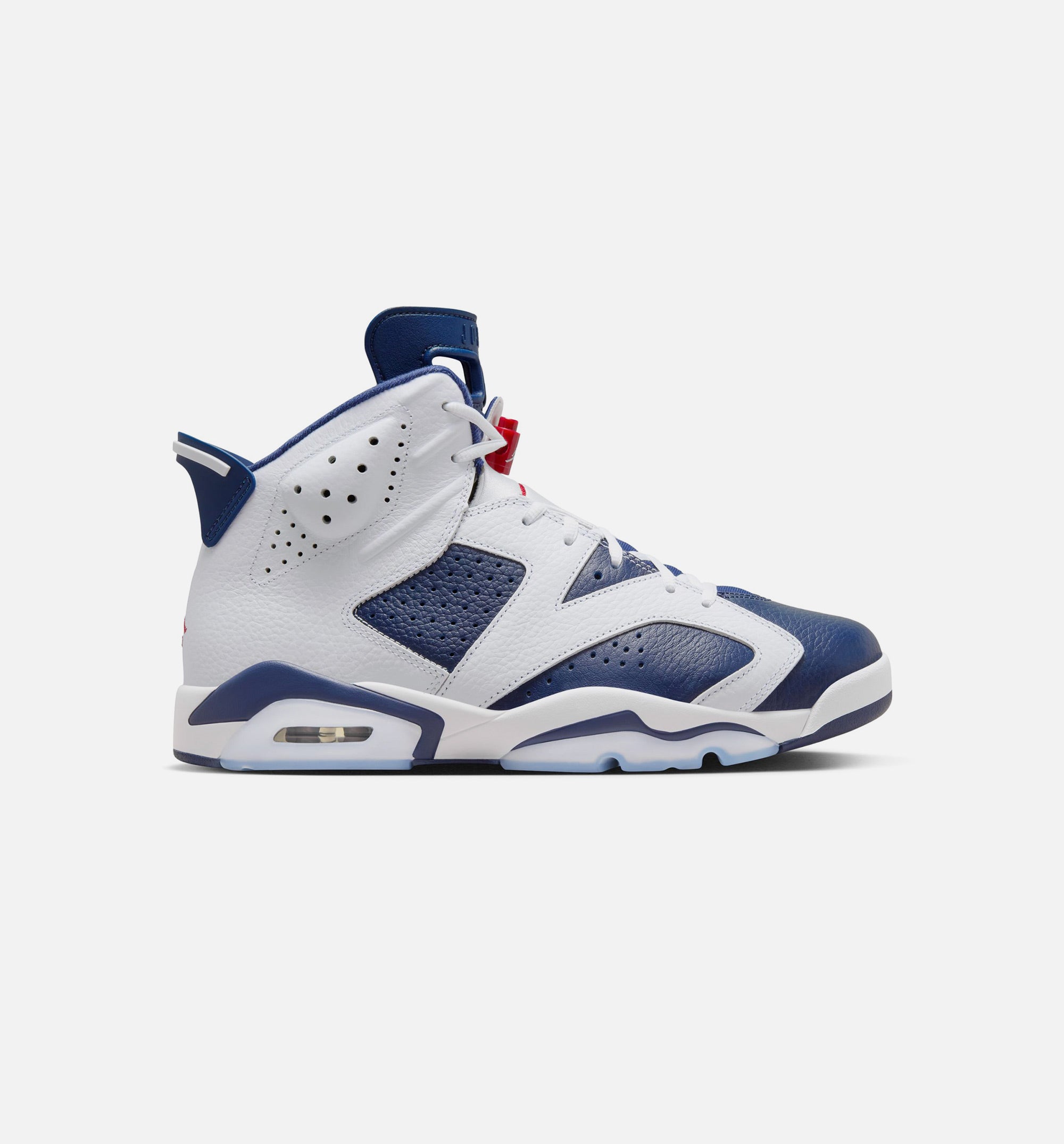Air Jordan 6 Retro White and Midnight Navy Mens Lifestyle Shoe - White/Varsity Red/Midnight Navy、mySite、dreamappss