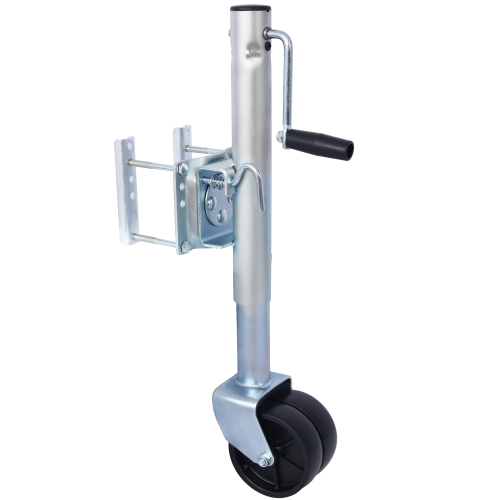 Trailer Jack, Boat Trailer Jack 34.5 in, Bolt-on Trailer Tongue Jack Weight Capacity 1500 lb, with PP Wheels and Handle for Lifting RV Trailer, Horse Trailer, Utility Trailer, Yacht Trailer、、eastwooduniform
