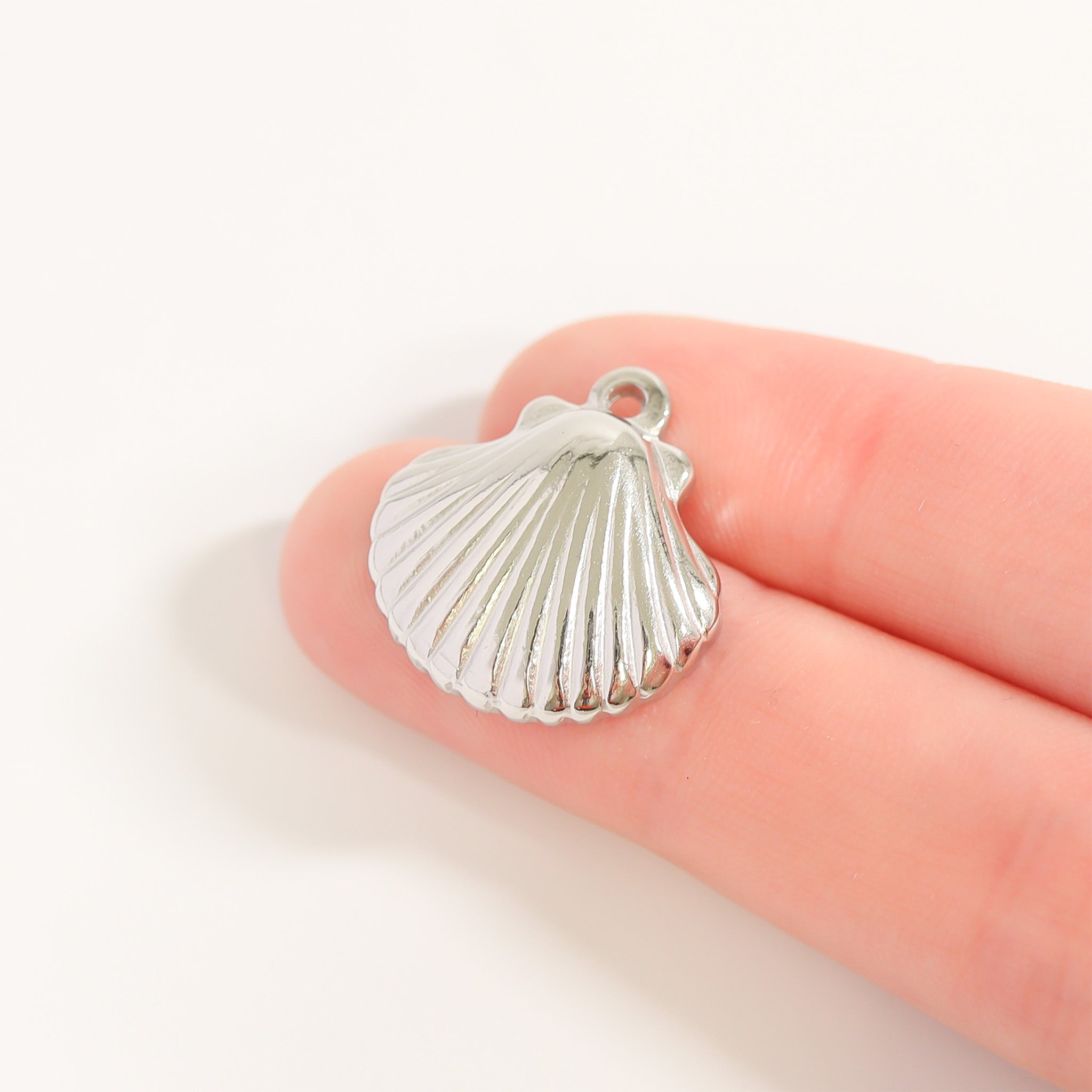 18K Gold PVD Stainless Steel Shell Charm / PDL0192、mySite、dreamappss