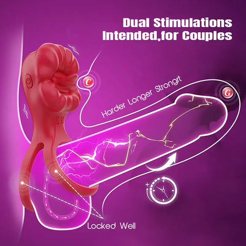 App-Controlled Clitoral Vibrating Ring