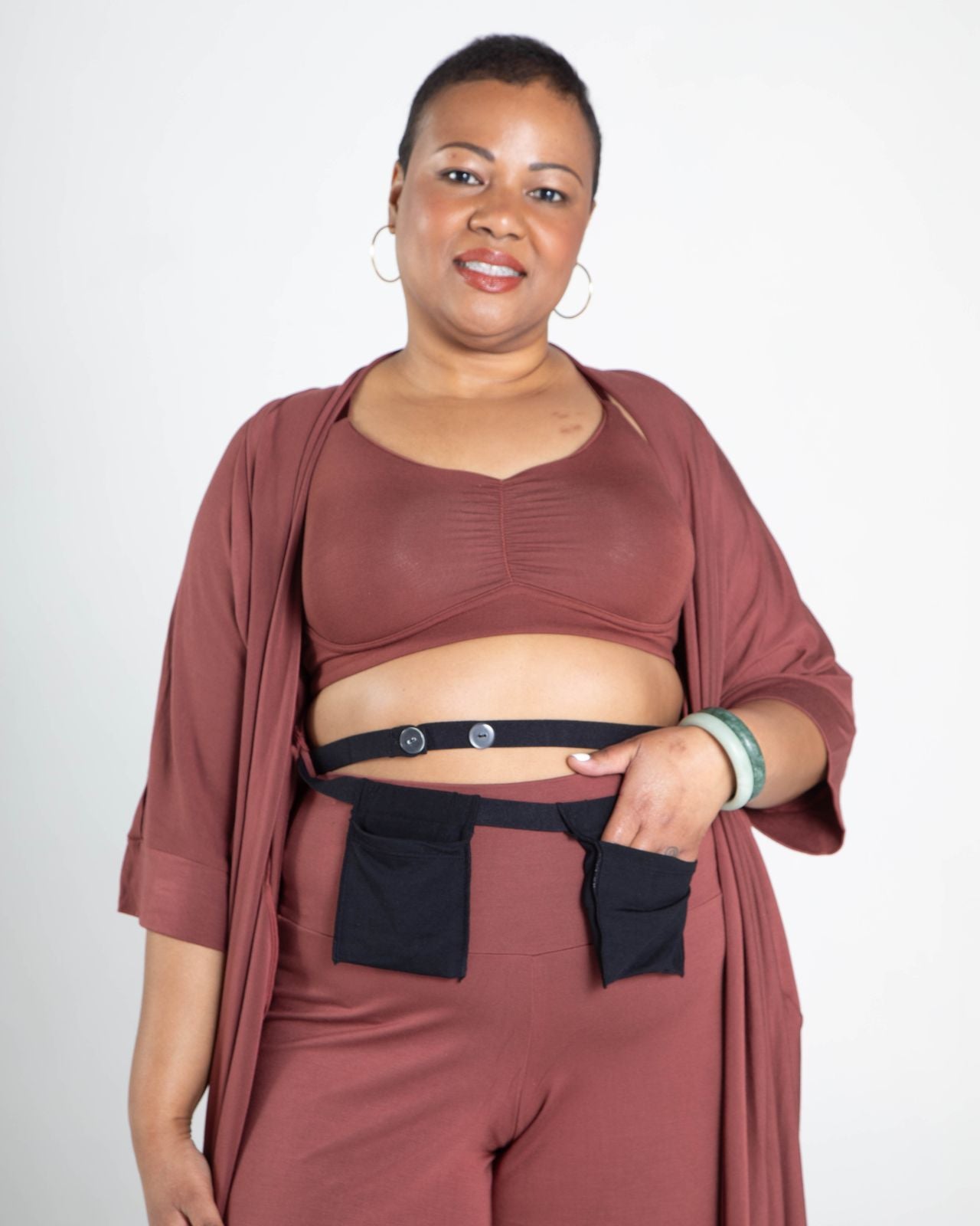 Miena Robe with Drain Management Belt、mySite、bengalsvssteelers